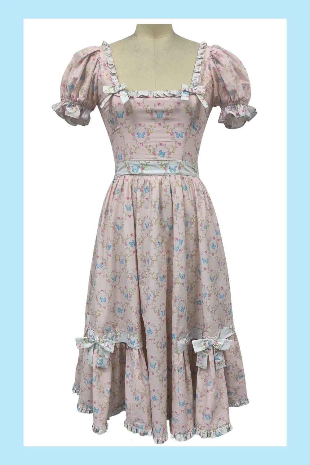 *Sample* Butterfly Garden Midi Dress sold by fairy tong