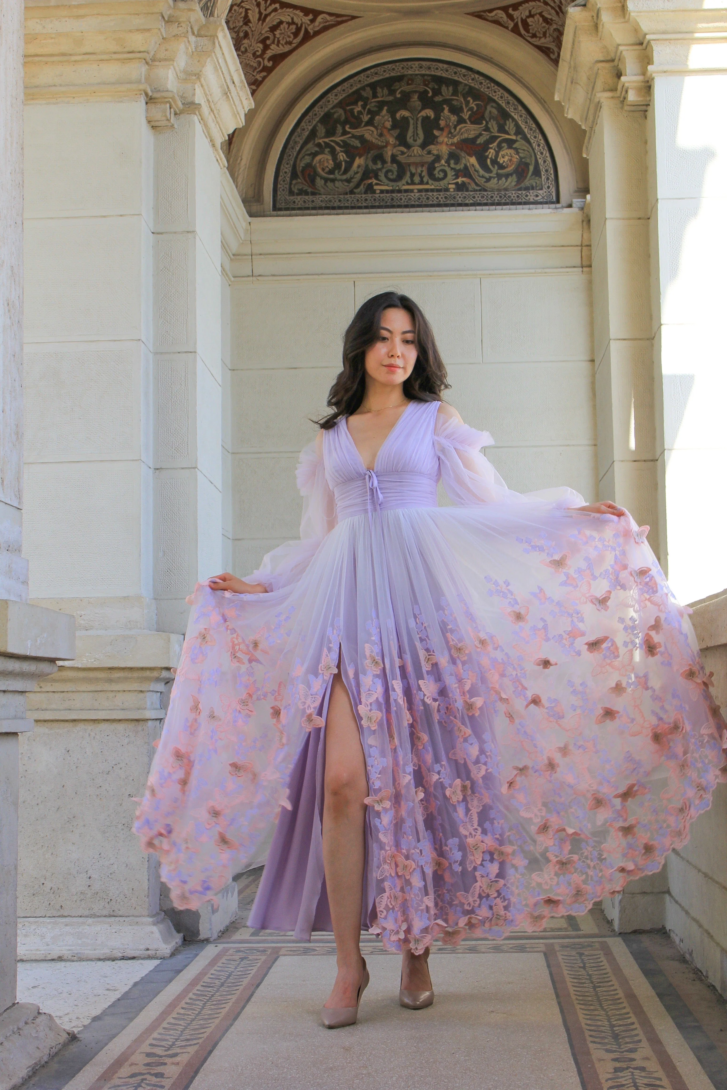 *Sample* Aurora Butterfly Gown - Lavender sold by fairy tong product image thumbnail 4