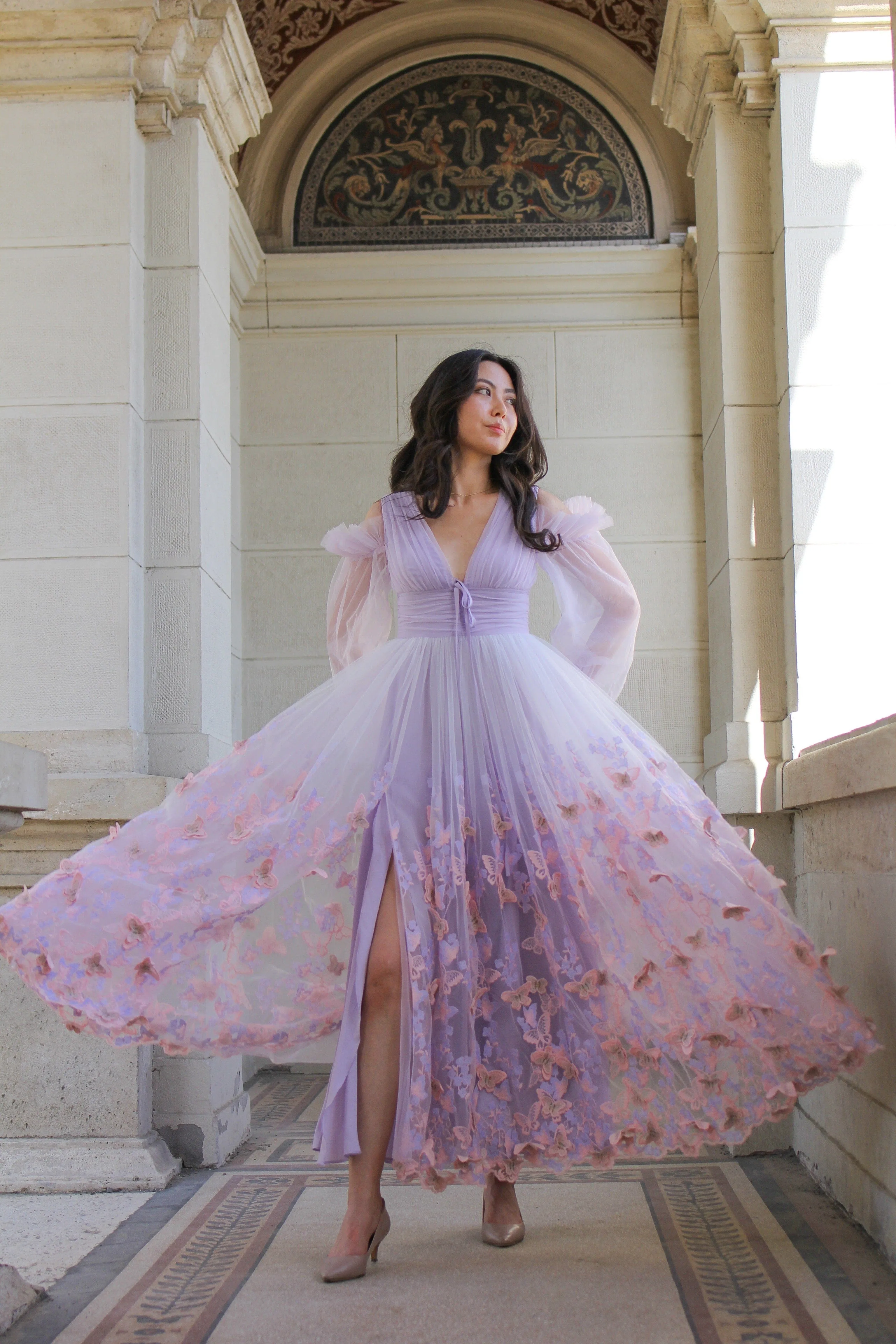 *Sample* Aurora Butterfly Gown - Lavender sold by fairy tong product image thumbnail 5