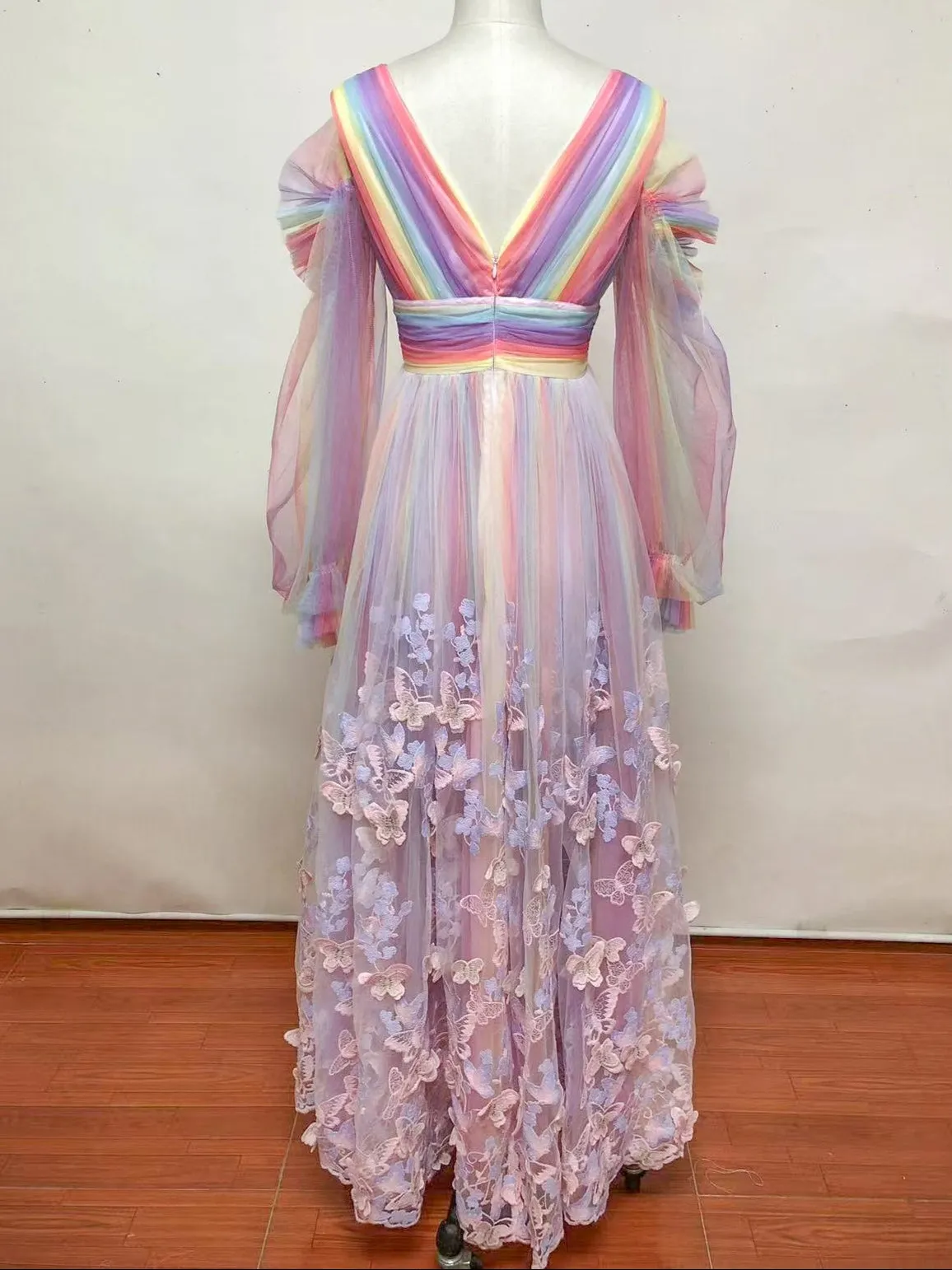*Sample* Aurora Butterfly Gown - Rainbow sold by fairy tong product image thumbnail 2