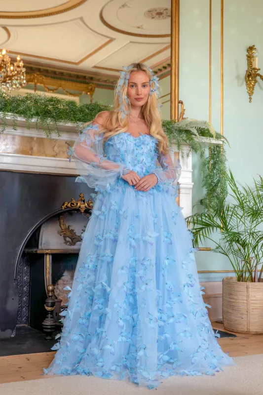 Morpho Fairytale Gown - Crystal Blue made by fairy tong
