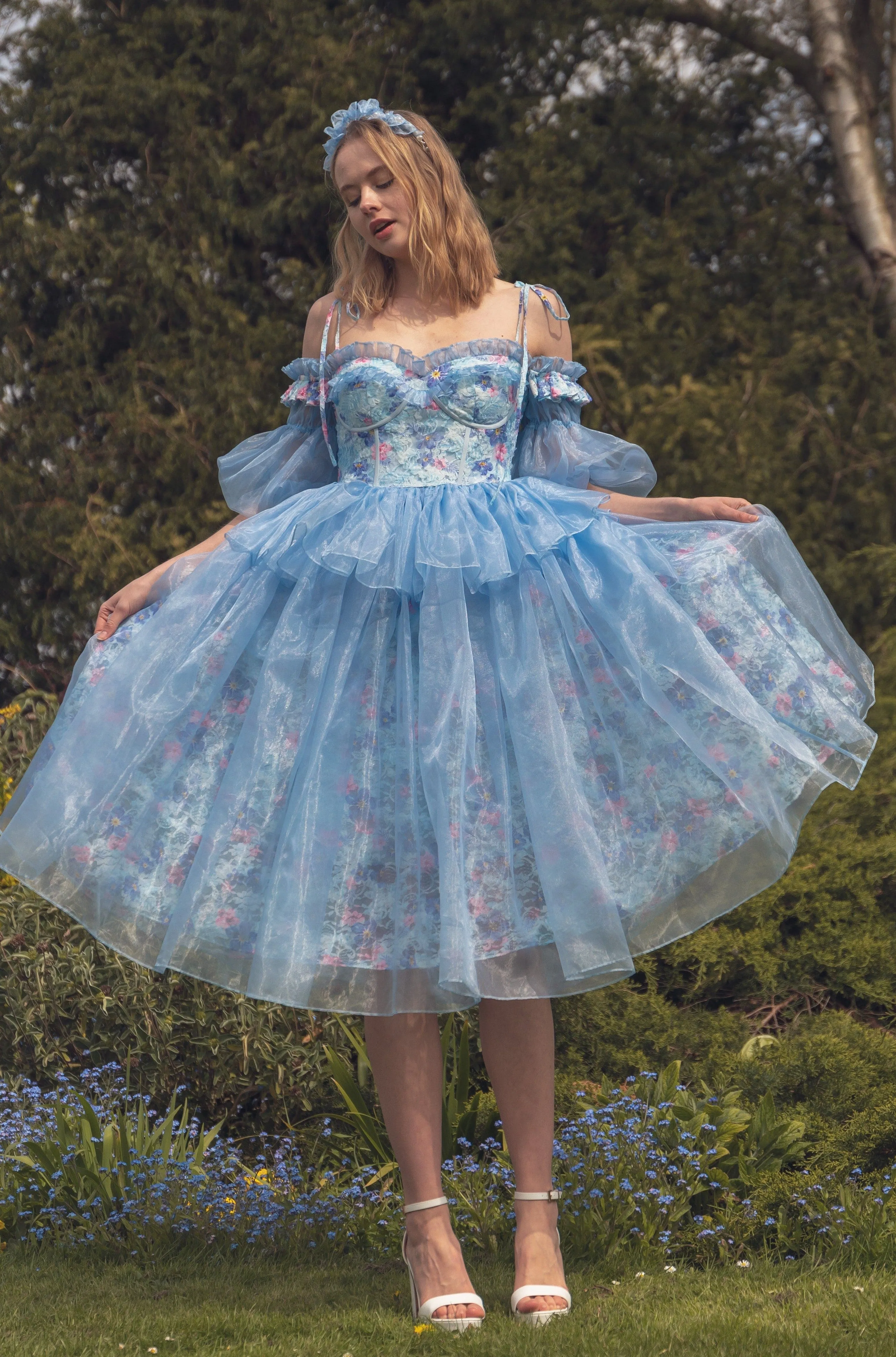 Wildflower Sea Midi Dress sold by fairy tong