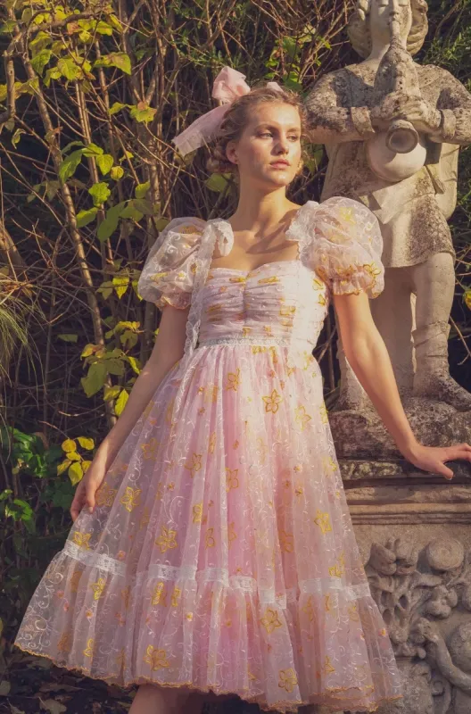 Pink Magic Midi Dress sold by fairy tong