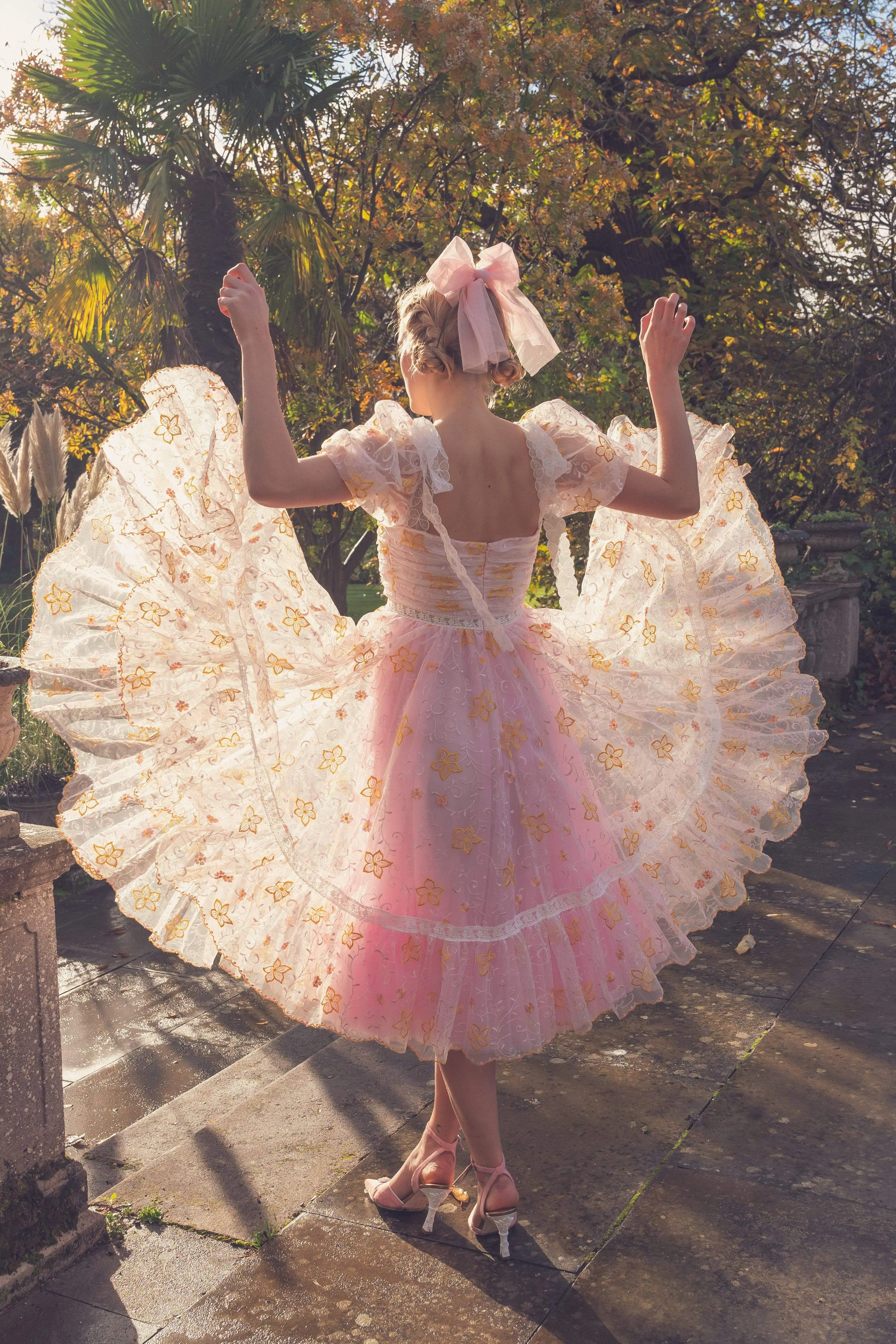 Pink Magic Midi Dress sold by fairy tong product image thumbnail 2