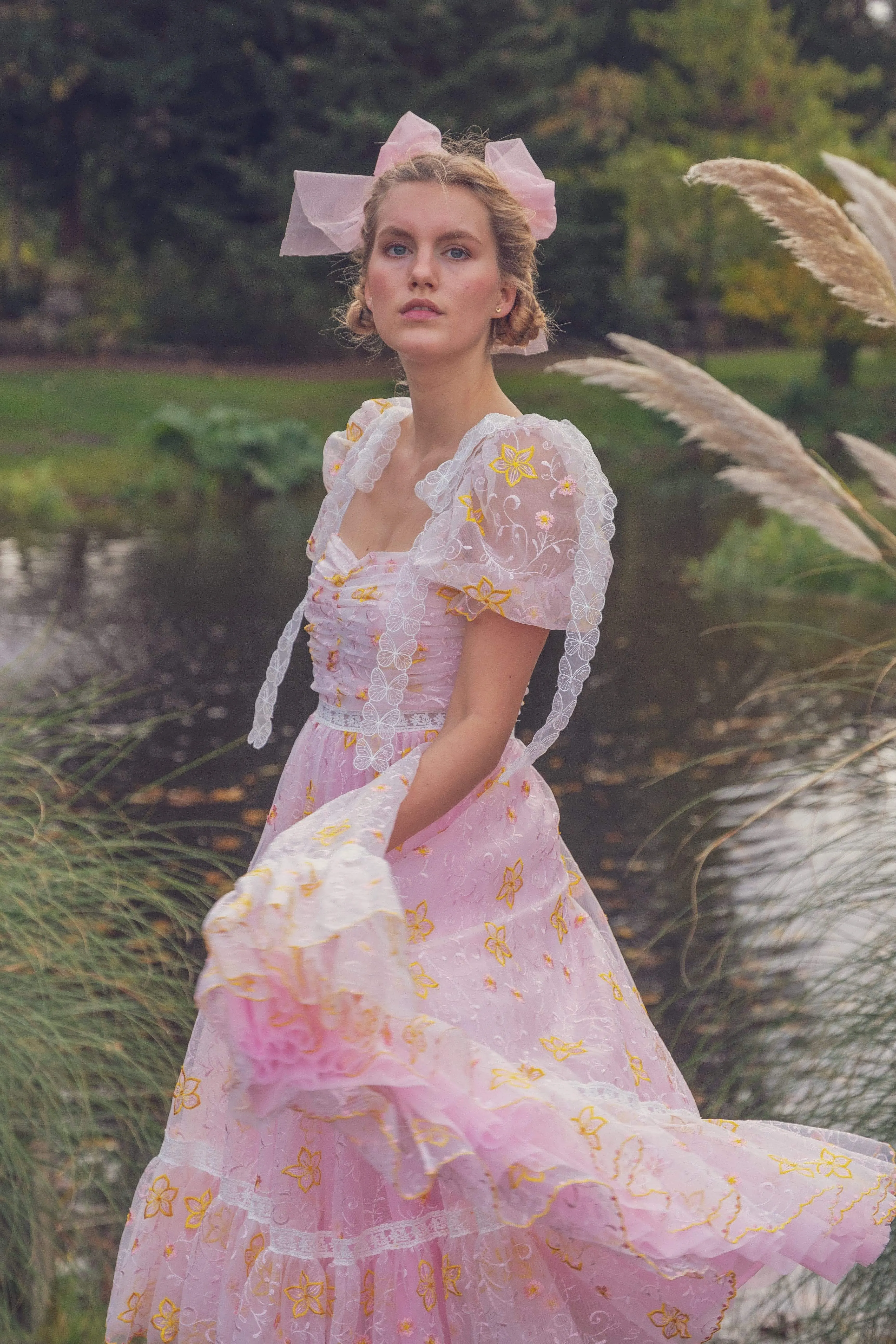 Pink Magic Midi Dress sold by fairy tong product image thumbnail 5