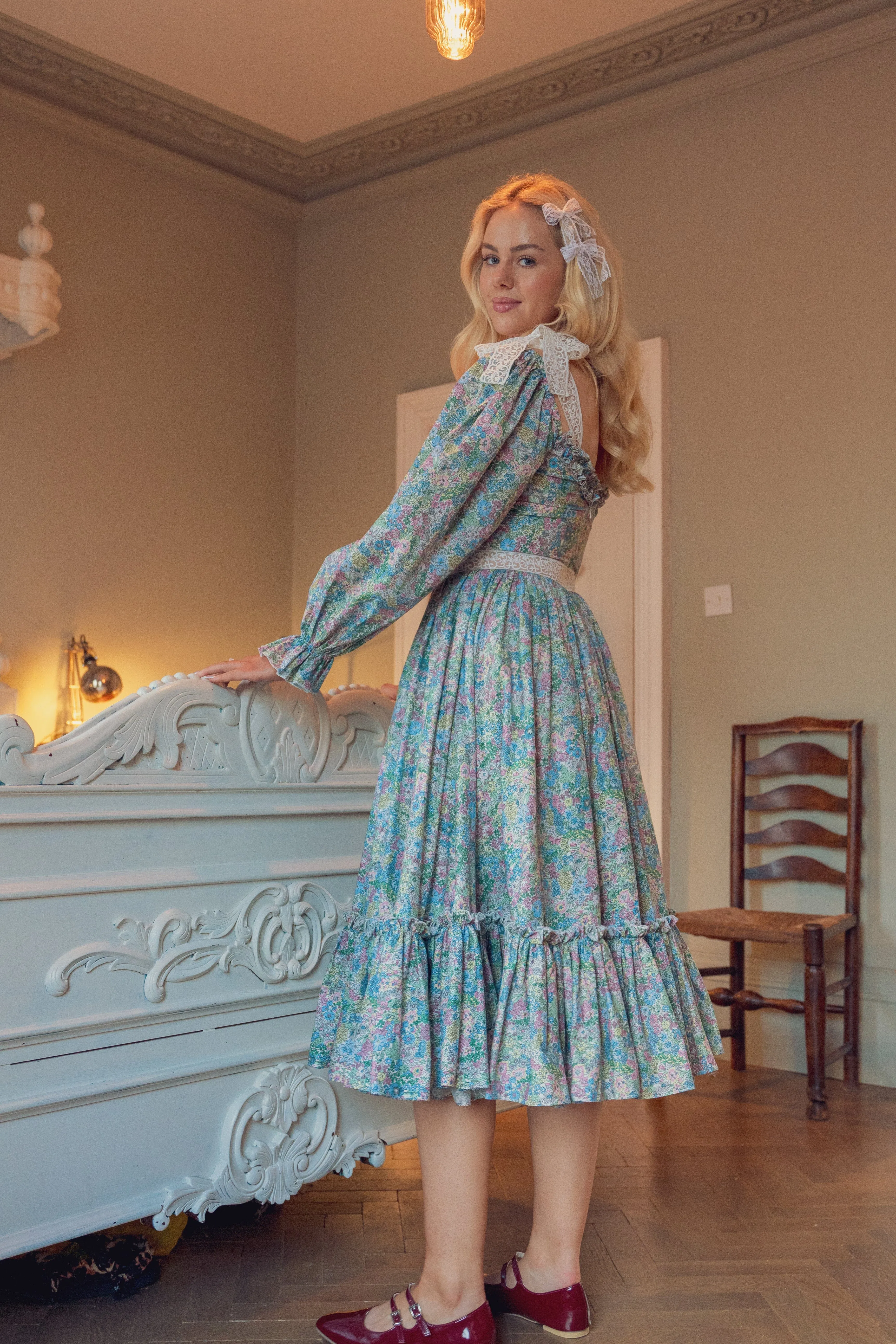 Wild Meadow Magic Midi Dress - Pastel sold by fairy tong product image thumbnail 2