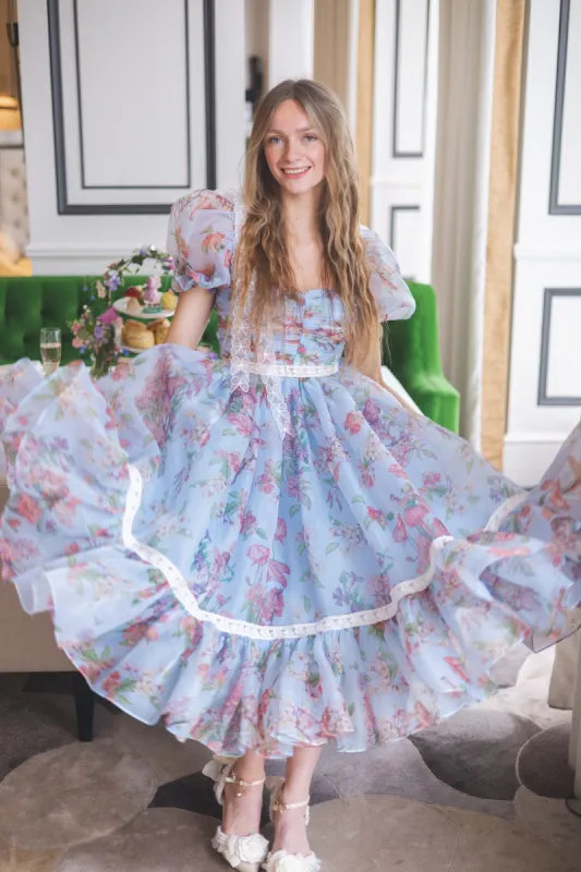 Blue Magic Fairy Soirée Midi Dress sold by fairy tong