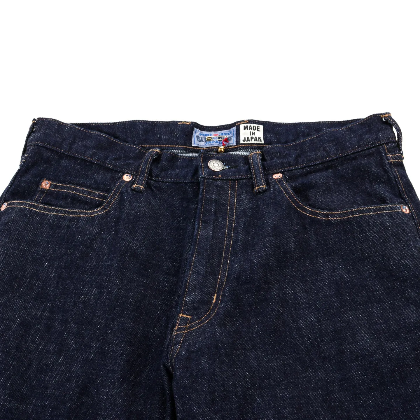 BLUE BLUE JAPAN SELVEDGE DENIM STRAIGHT LEG JEANS ONE WASH sold by Today Clothing product image thumbnail 3