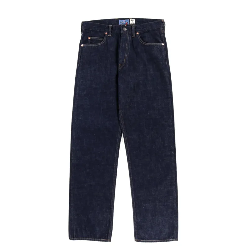 BLUE BLUE JAPAN SELVEDGE DENIM STRAIGHT LEG JEANS ONE WASH sold by Today Clothing