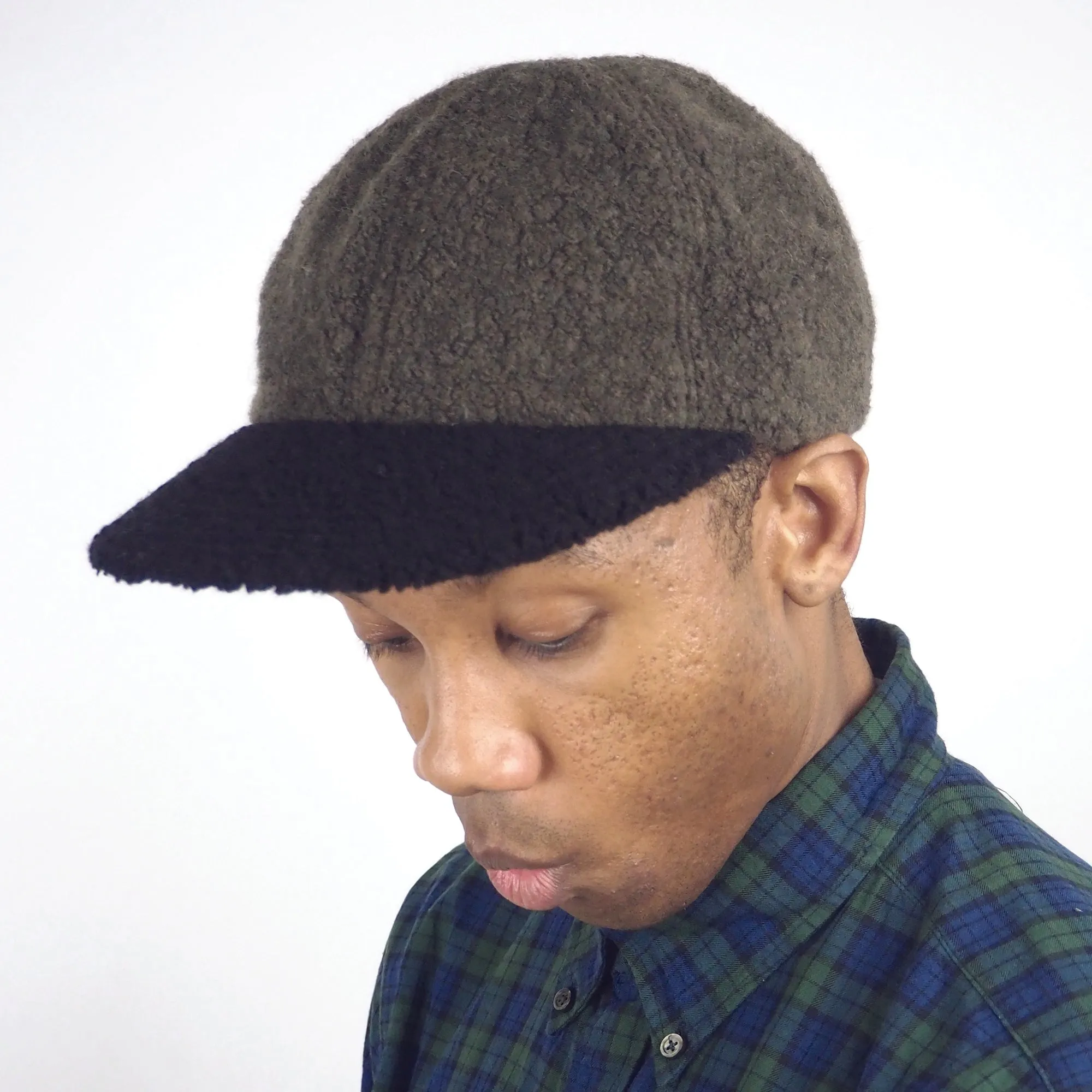 LAST ONE Main Line Classic 6 Panel Cap // Boa Fleece (SM / ML) sold by Found Feather product image thumbnail 4