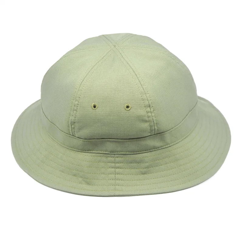 LAST ONE - Regular Line Safari Hat // Kimono Rip Stop - Pale Green sold by Found Feather