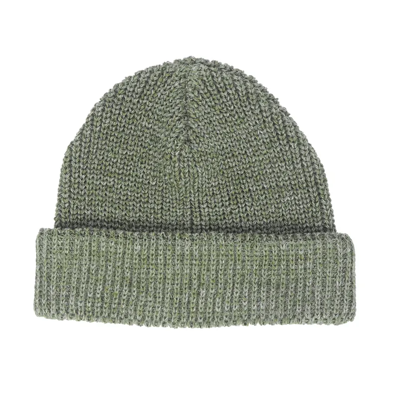 Knit Line Watch Cap // Cotton, Linen - Olive Green sold by Found Feather