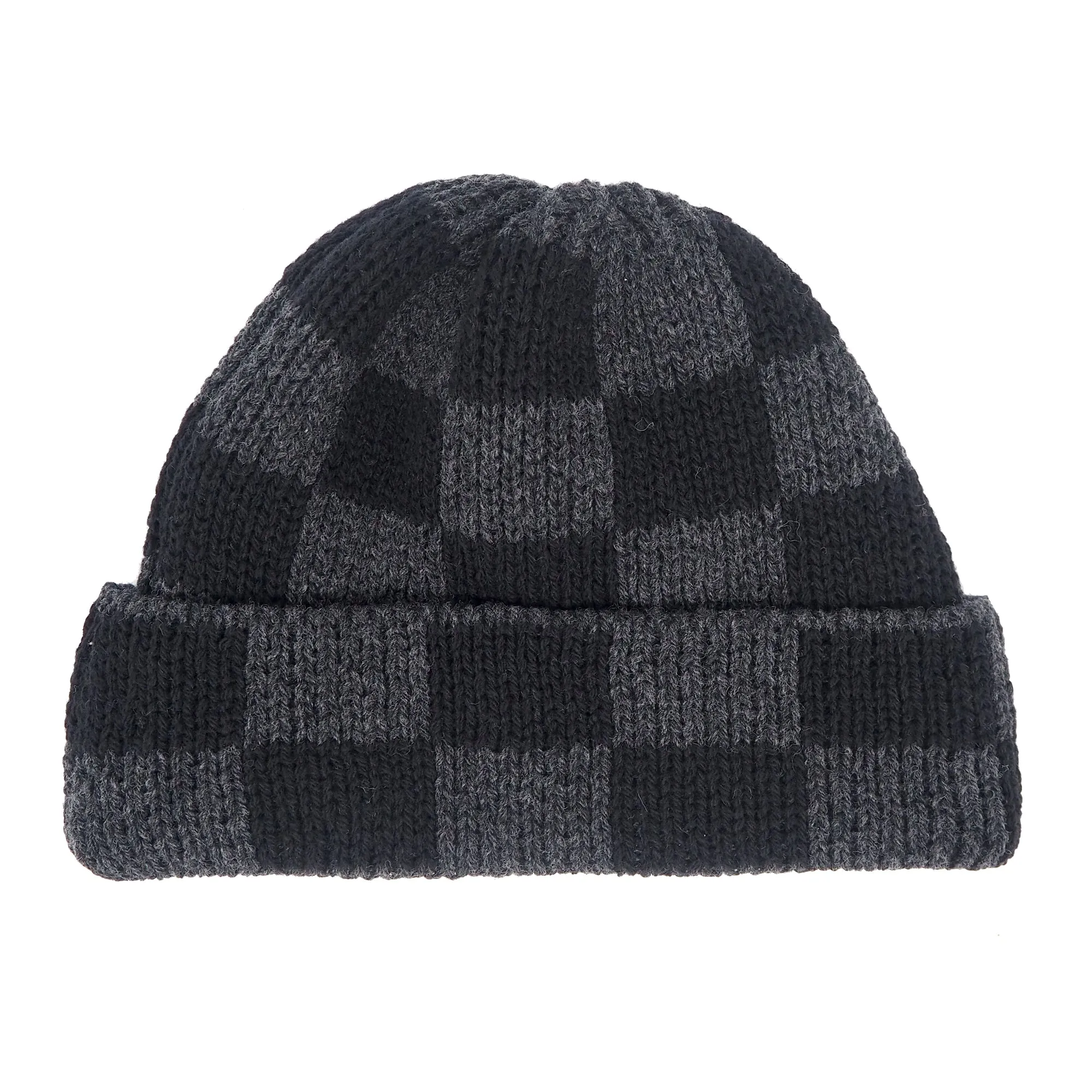 LAST ONE Knit Line Checker Beanie // Italian Donegal Wool (OS) sold by Found Feather product image thumbnail 2
