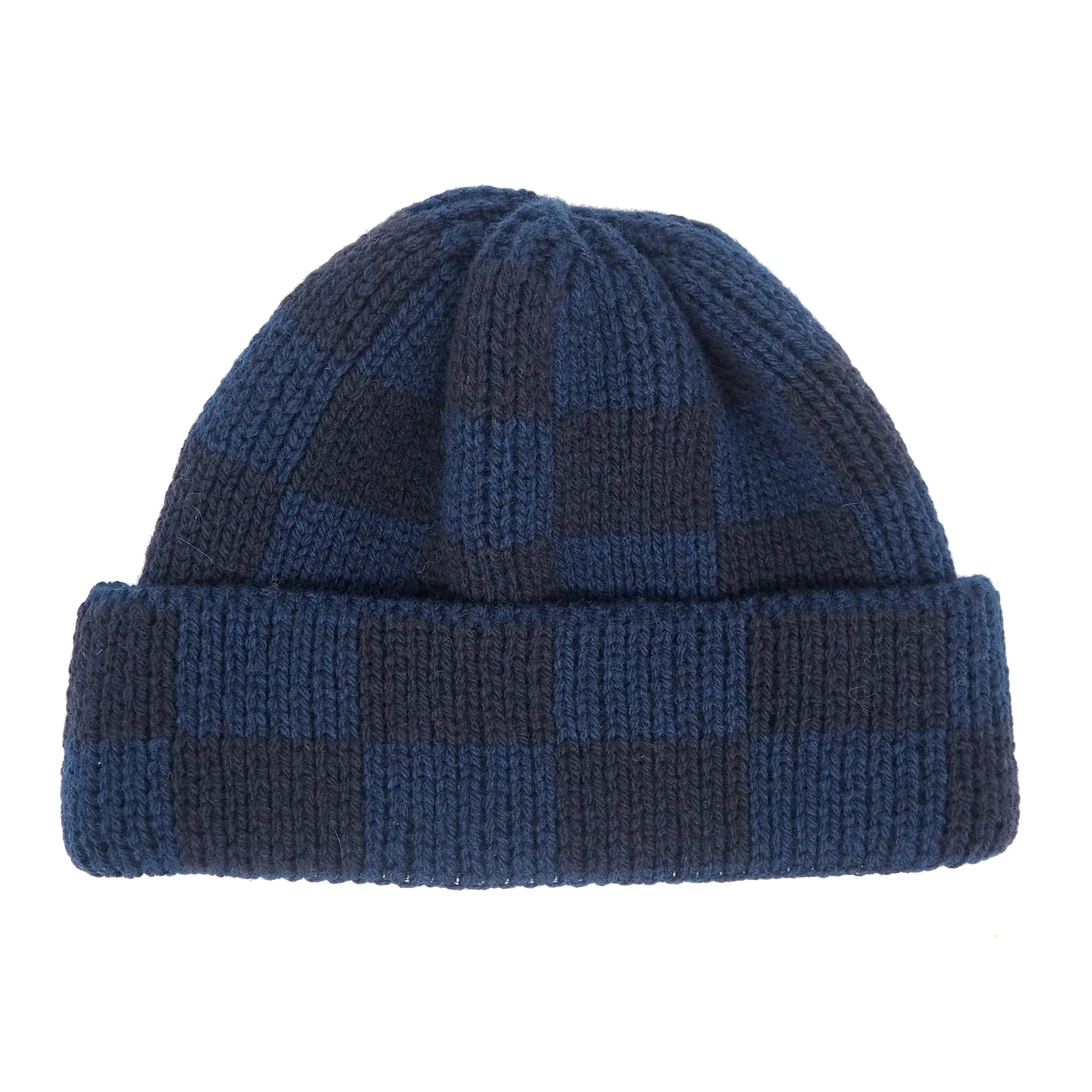 LAST ONE Knit Line Checker Beanie // Italian Donegal Wool (OS) sold by Found Feather