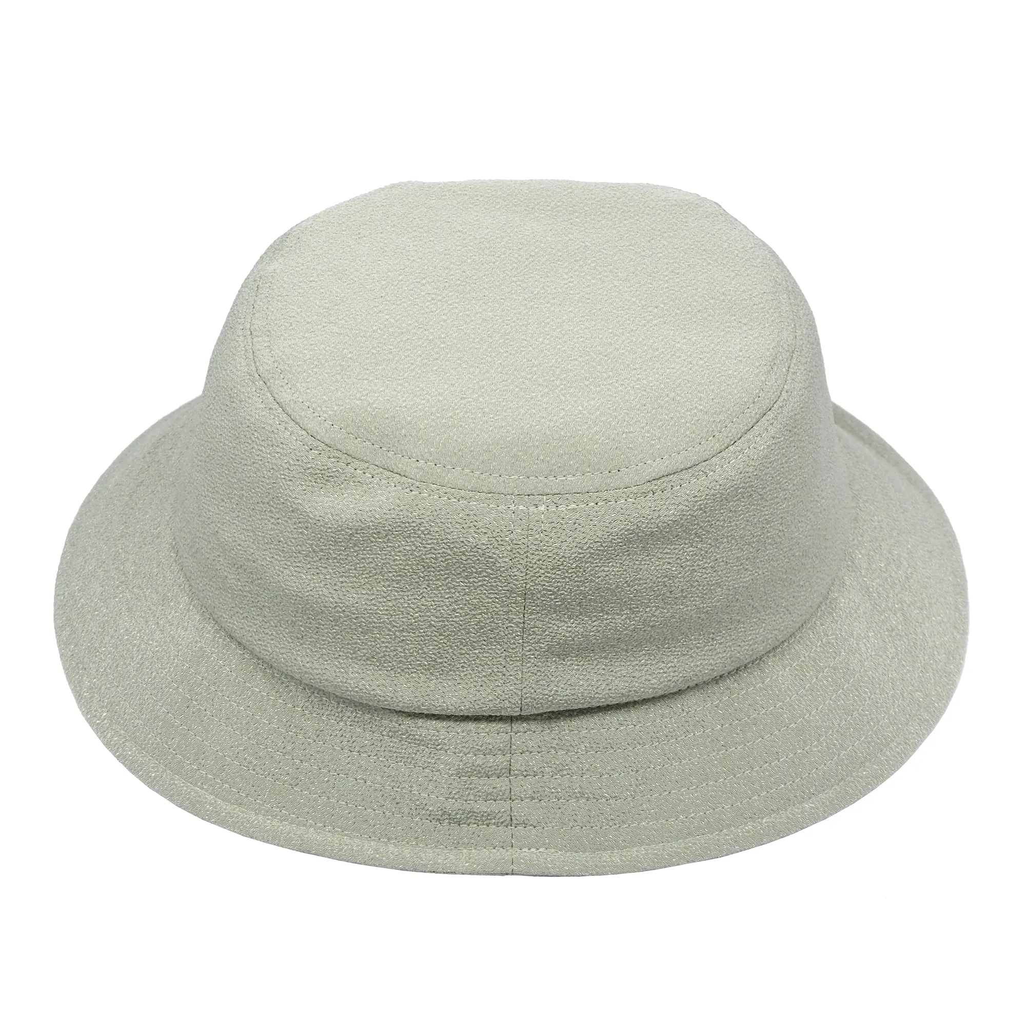 Main Line Bucket Hat // Crepe Kimono Fabric - Beige sold by Found Feather product image thumbnail 2