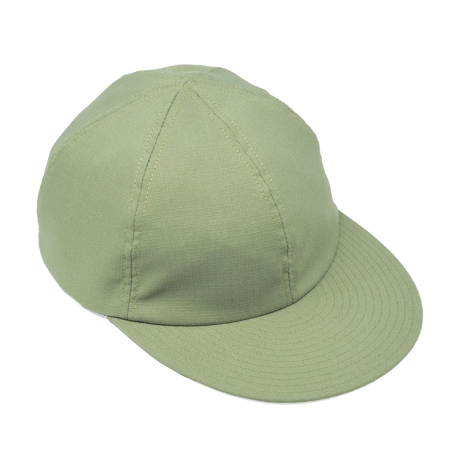 Regular Line Mechanic Cap // Kimono Rip Stop - Pale Green sold by Found Feather product image thumbnail 2