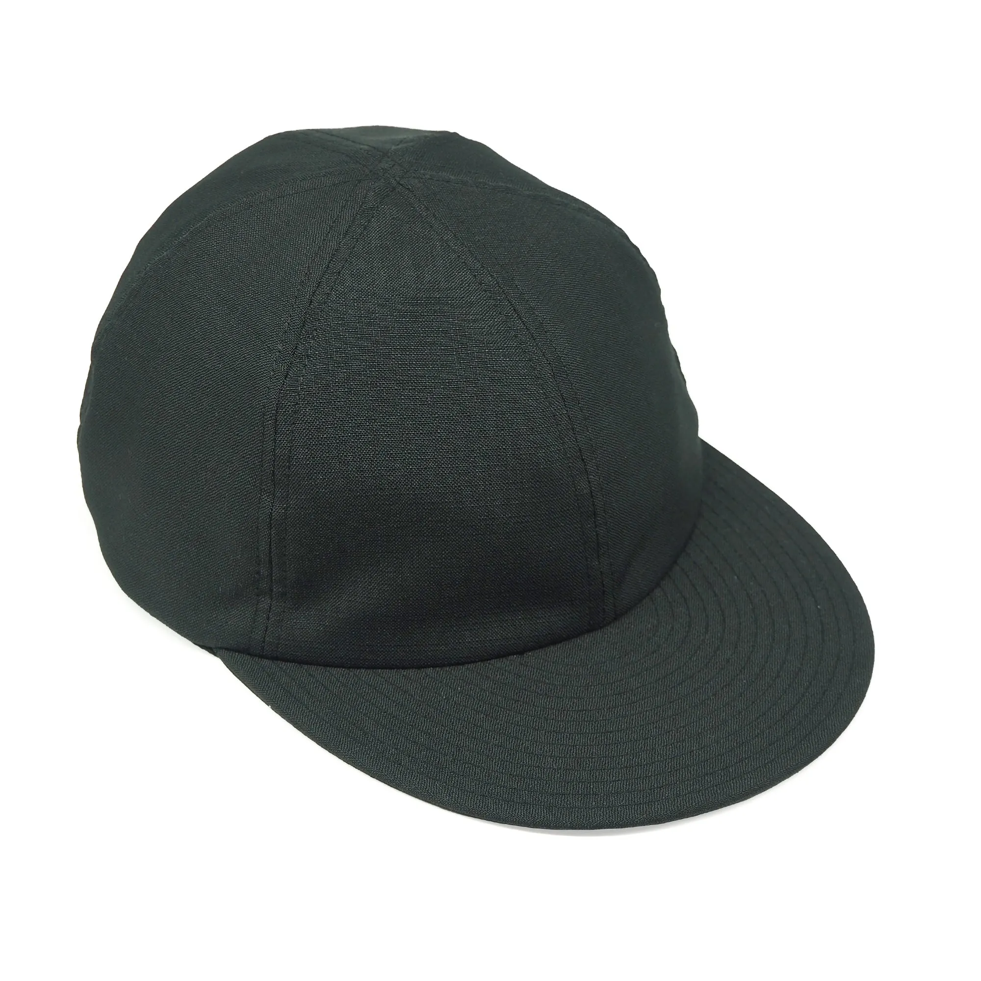 Regular Line Mechanic Cap // Kimono Rip Stop - Black sold by Found Feather product image thumbnail 2