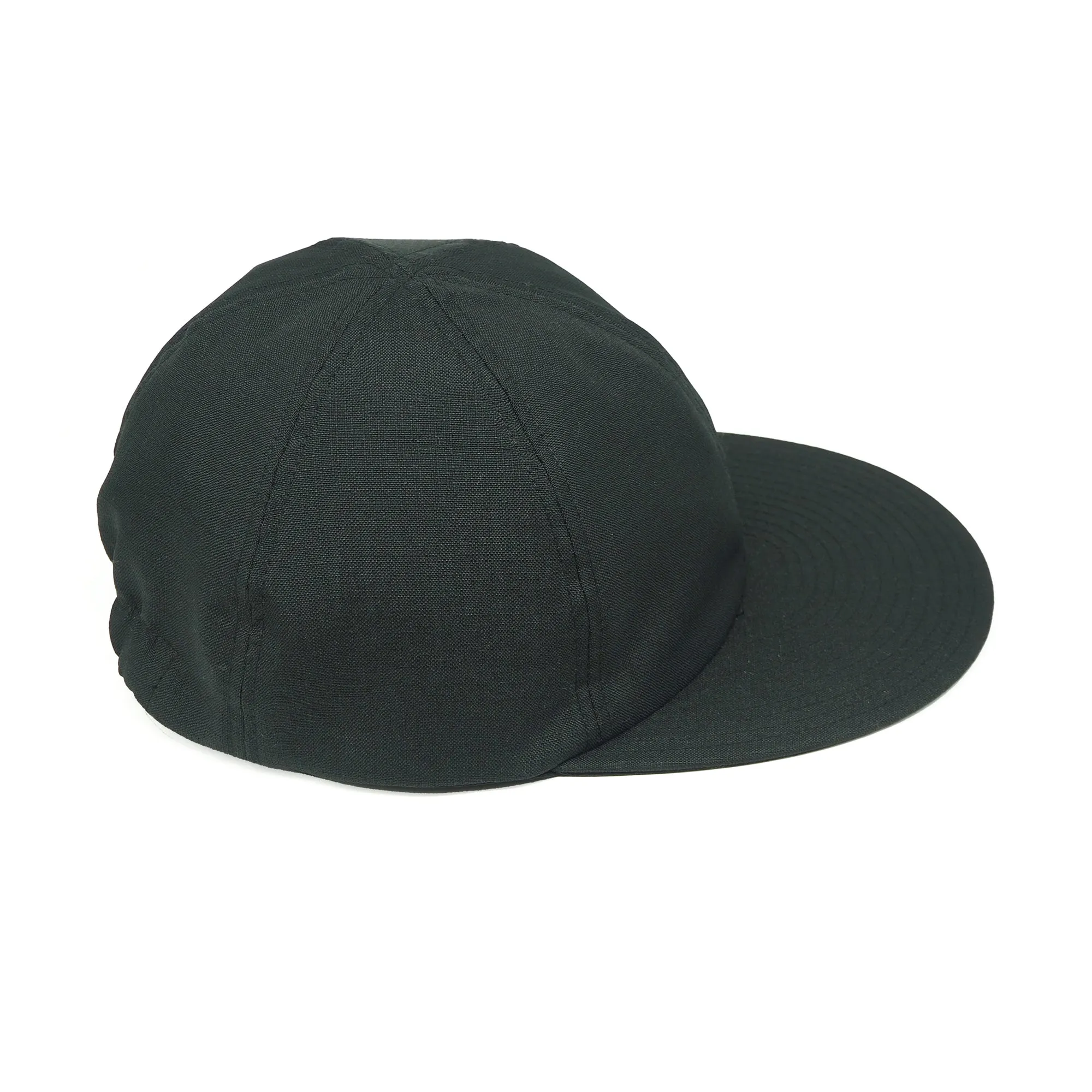 Regular Line Mechanic Cap // Kimono Rip Stop - Black sold by Found Feather product image thumbnail 3