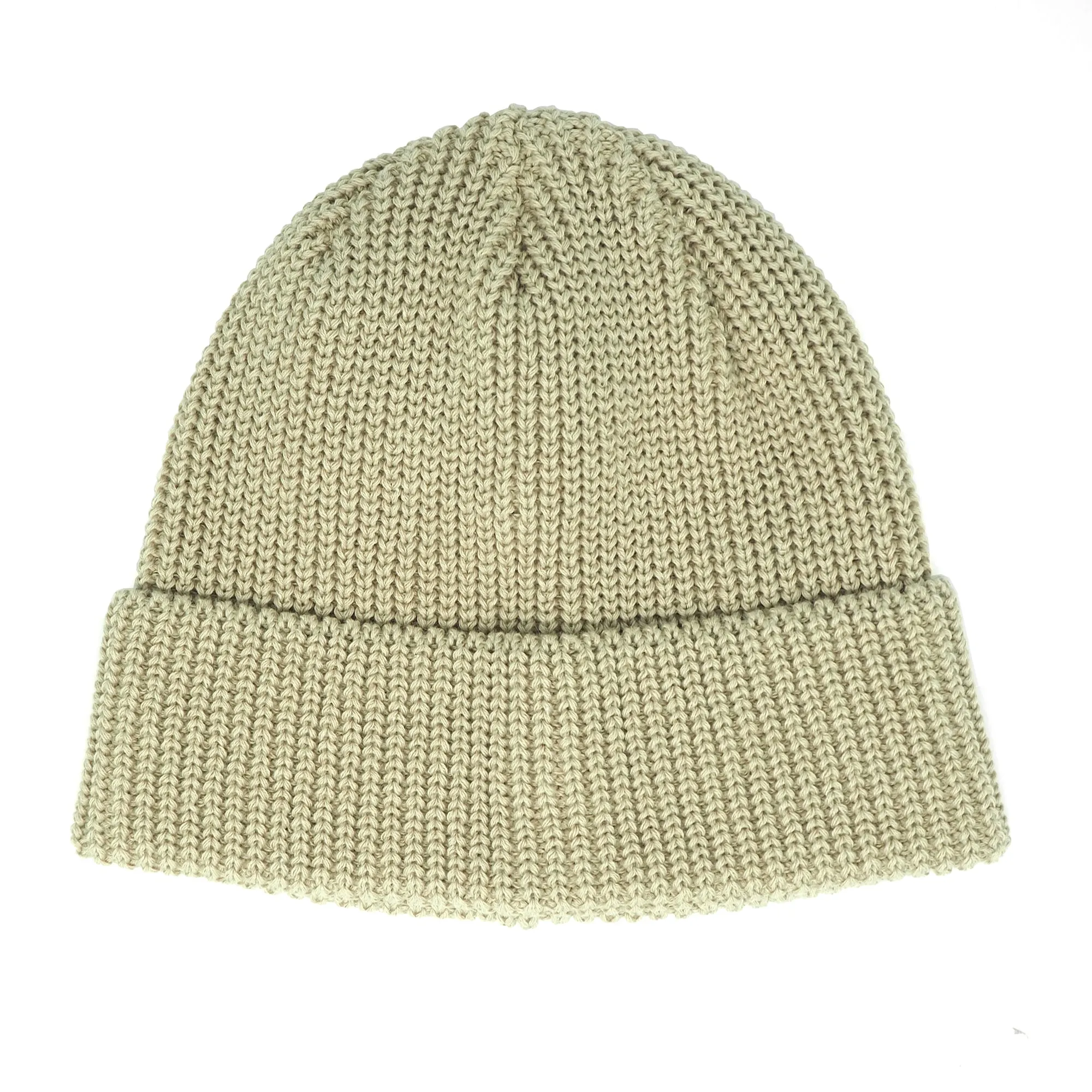 Knit Line Beanie // Cotton, Linen, Ramie - Natural sold by Found Feather