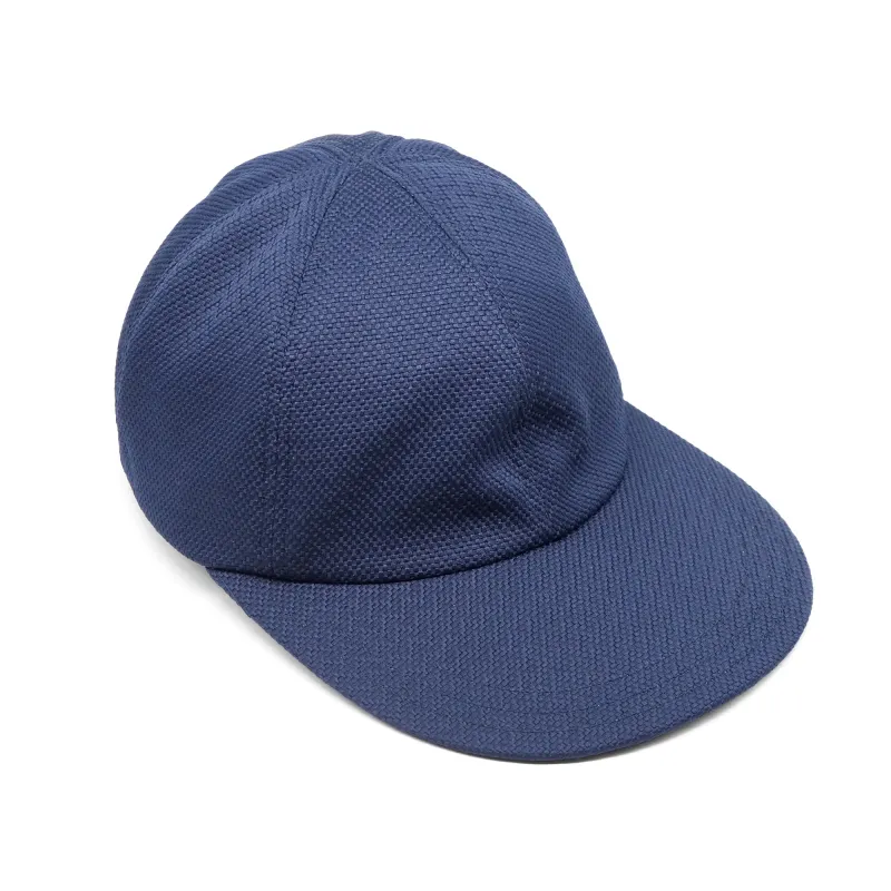 LAST ONE - Classic 6 Panel Cap // Sazanami (Hakama Fabric) - Blue ML made by Found Feather