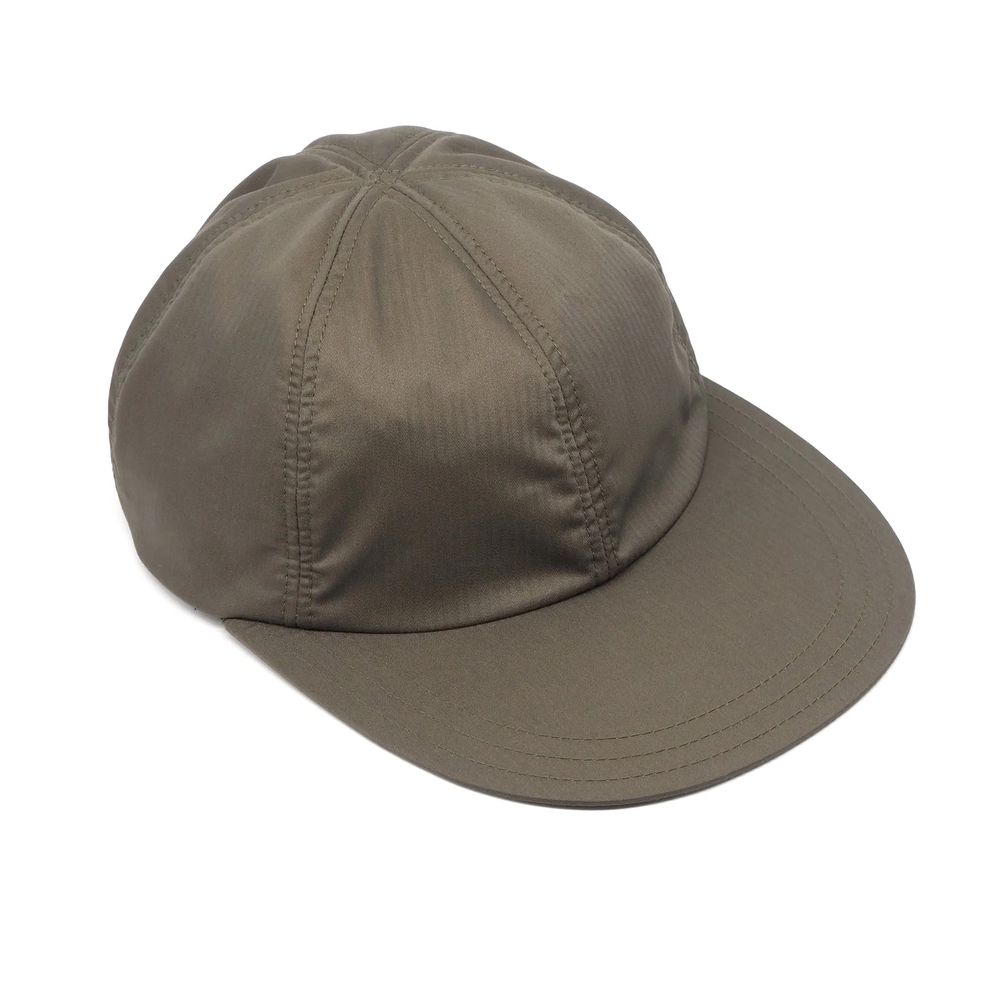 LAST ONE - Classic 6 Panel Cap // Herringbone (CoolMAX) - Olive SM sold by Found Feather