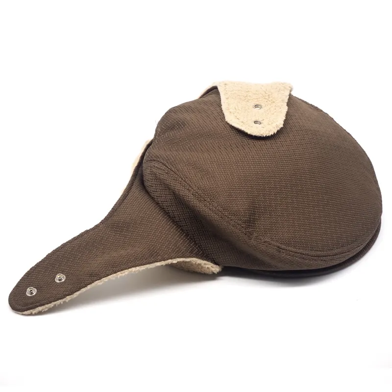 LAST ONE - Drivers Cap // Gosen Sazanami + BOA Fleece ML made by Found Feather