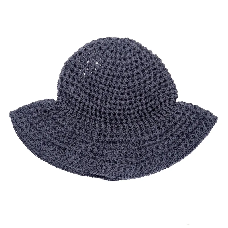 NEW Knit Safari Hat // Cotton, linen, ramie (OS - 2 colors) made by Found Feather