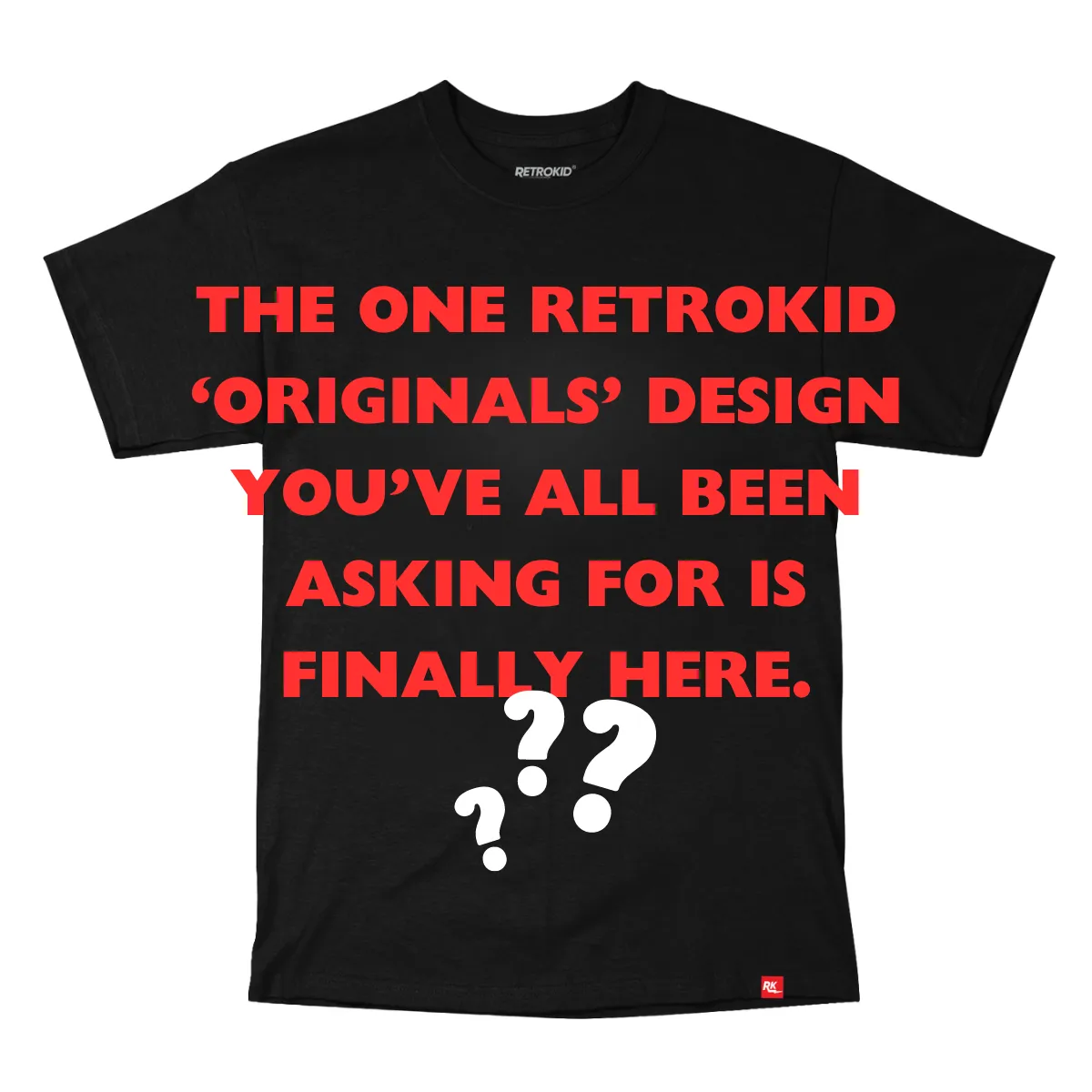 Retrokid Originals Mystery T-Shirt - Black sold by RetroKid product image thumbnail 2