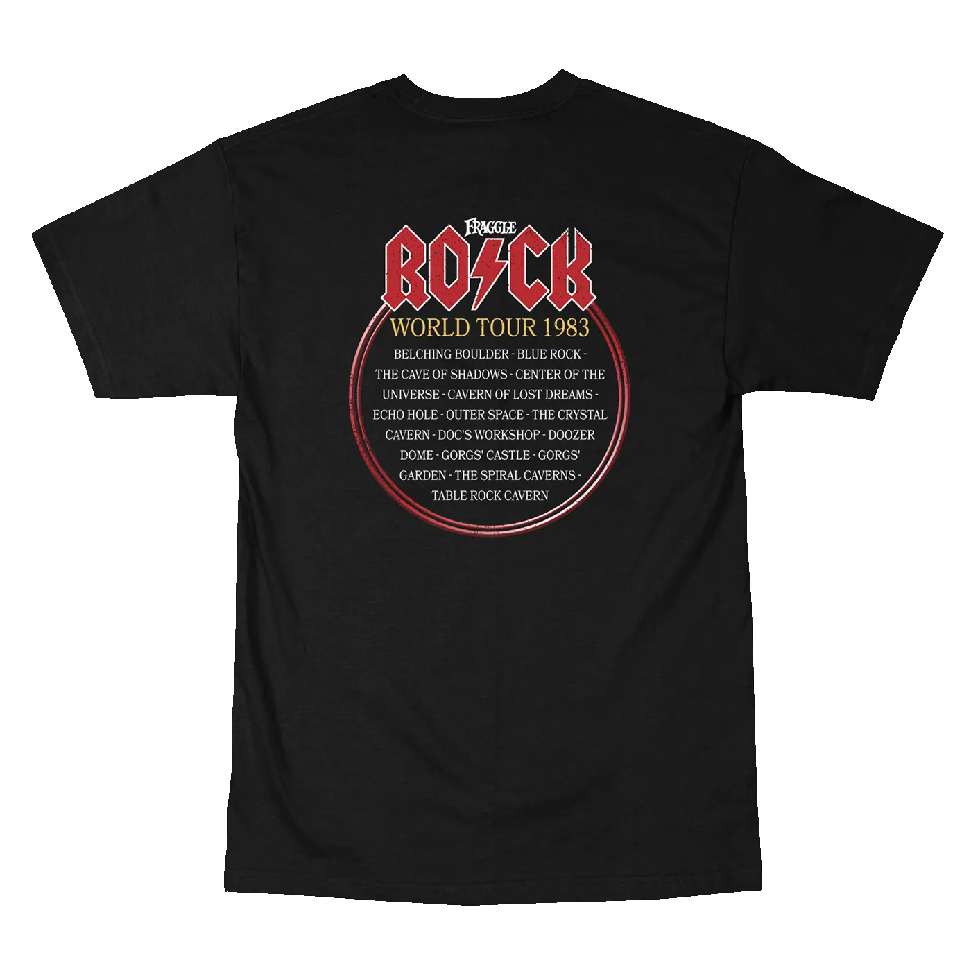 Fraggle Rock Band Tour T-Shirt - Black sold by RetroKid product image thumbnail 5