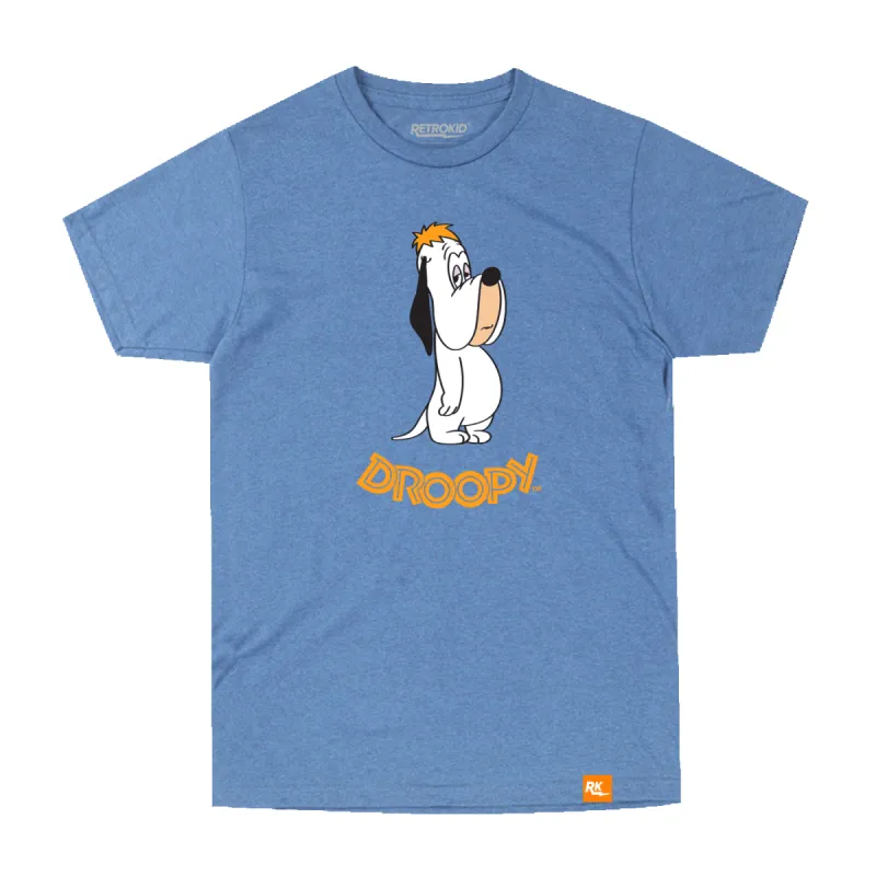 Hanna Barbera Droopy T-Shirt - Heather Royal sold by RetroKid