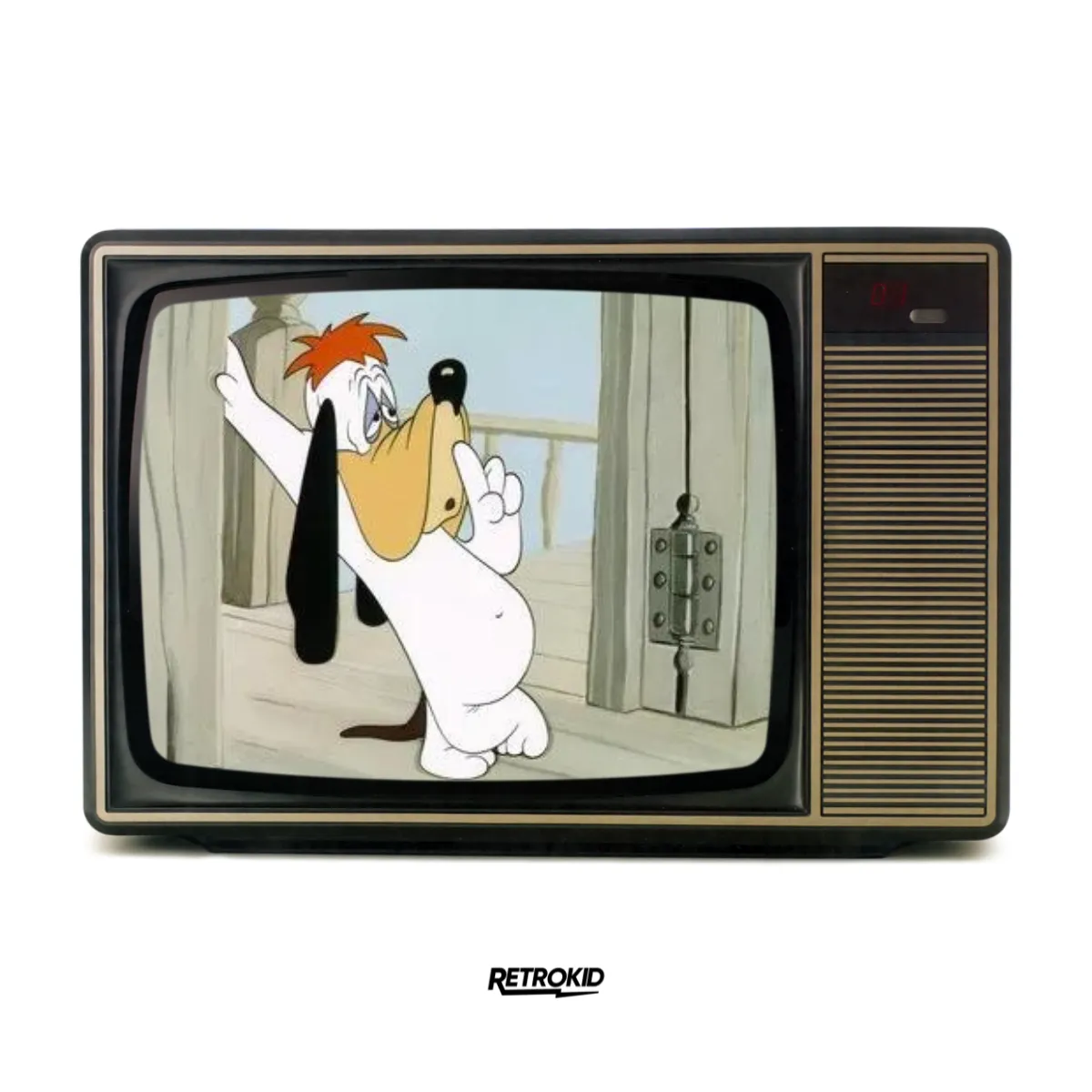 Hanna Barbera Droopy T-Shirt - Heather Royal sold by RetroKid product image thumbnail 4