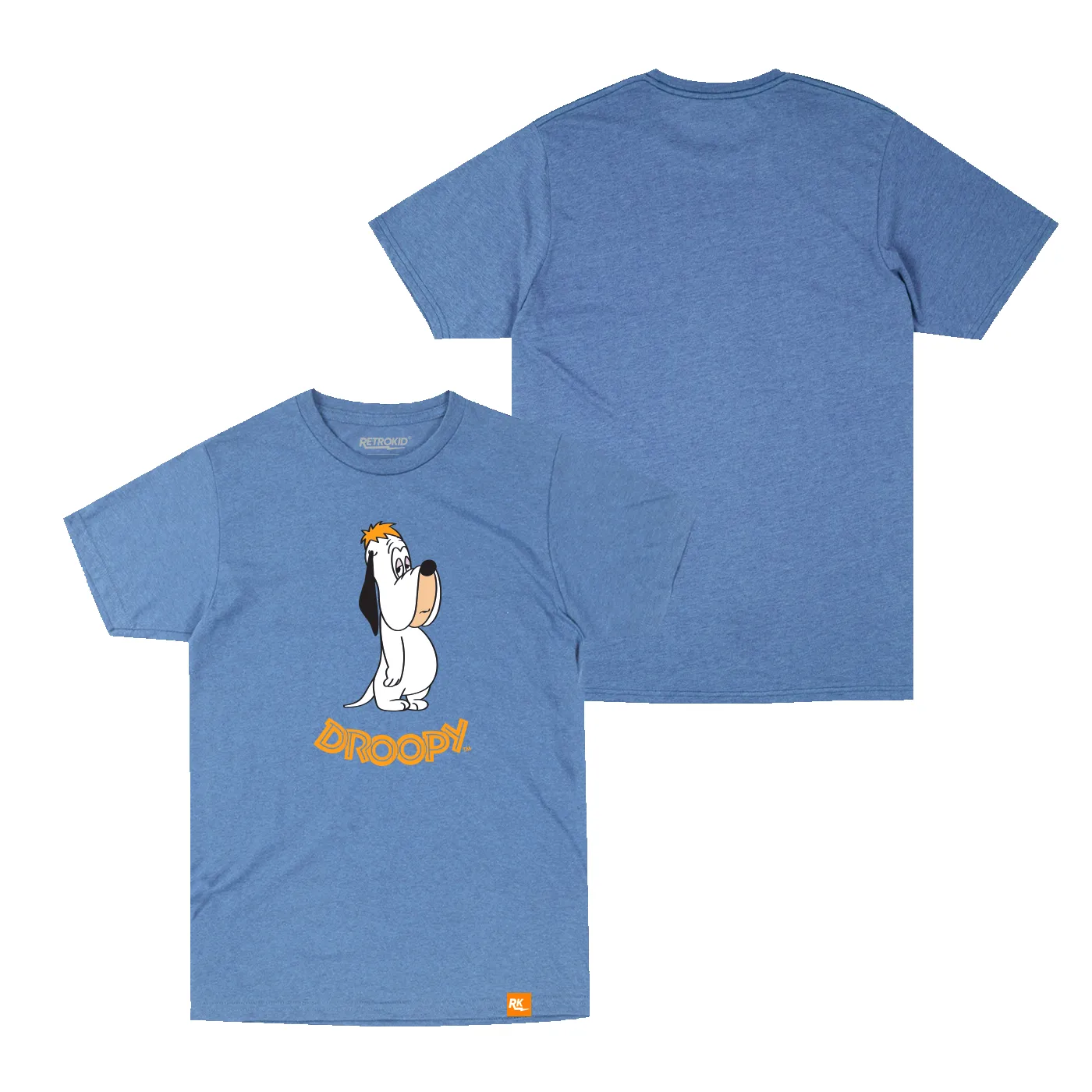Hanna Barbera Droopy T-Shirt - Heather Royal sold by RetroKid product image thumbnail 2