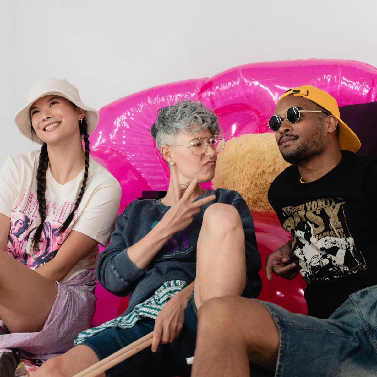 Ready or Not Neon Vomit T-Shirt - Black sold by RetroKid product image thumbnail 3