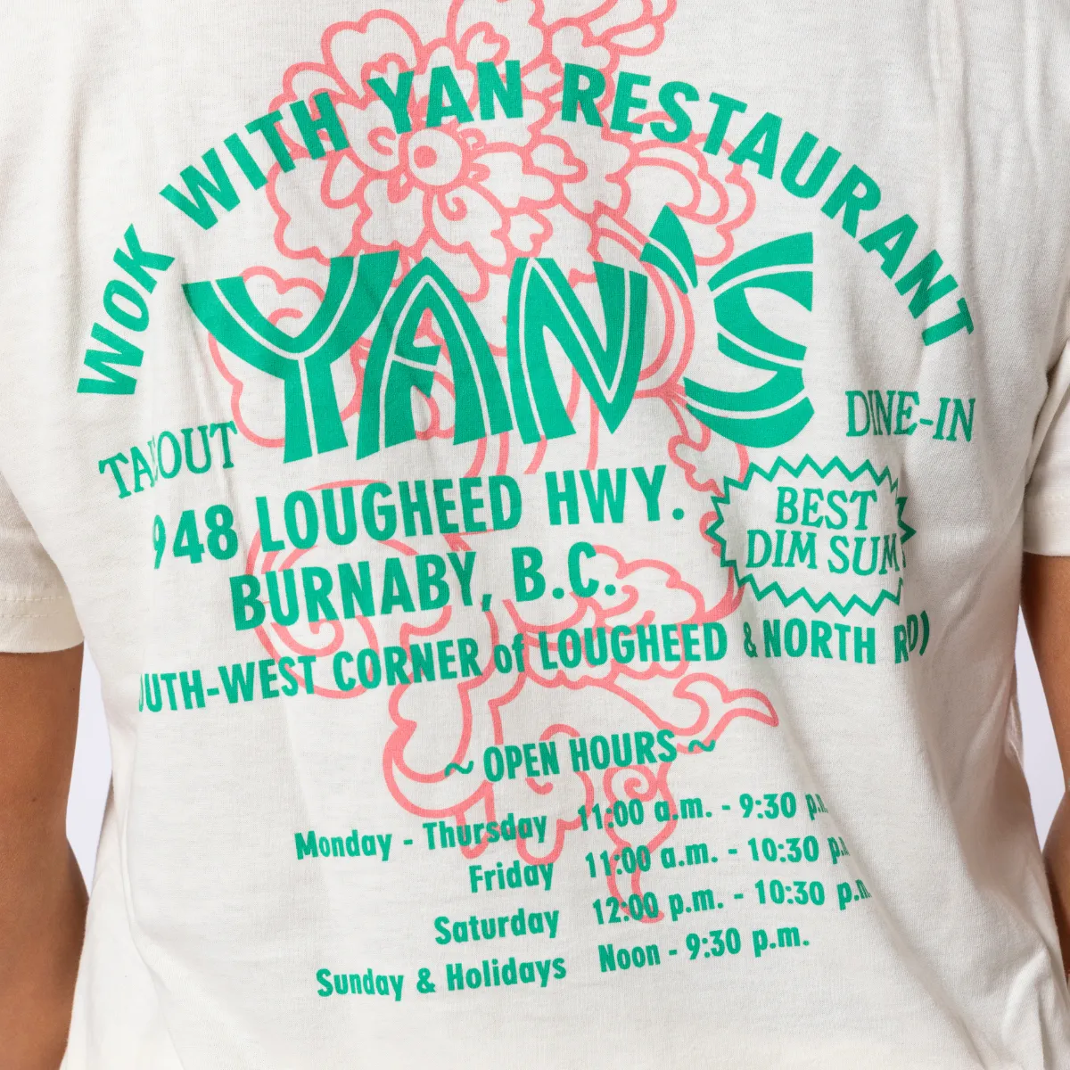 Wok With Yan Wok On By T-Shirt - Ivory sold by RetroKid product image thumbnail 2