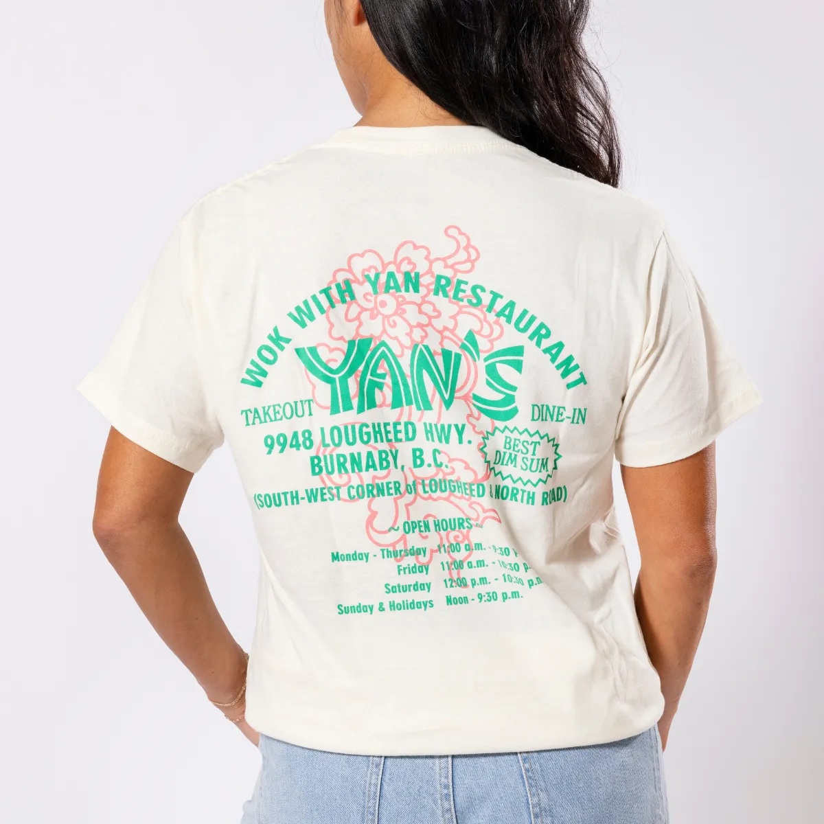 Wok With Yan Wok On By T-Shirt - Ivory sold by RetroKid product image thumbnail 4