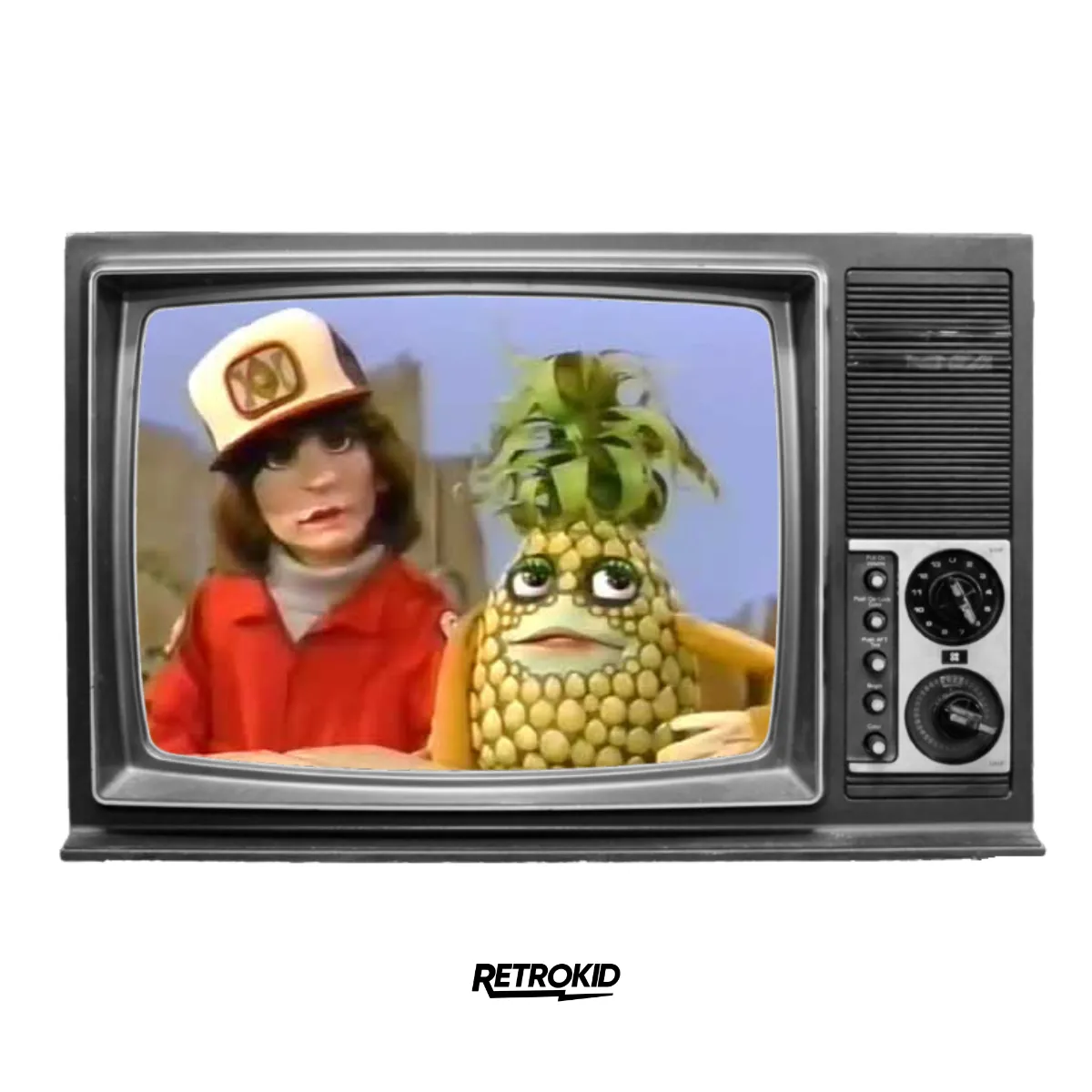 TVO Telefrancais Je Suis Ananas Crew - Black sold by RetroKid product image thumbnail 3