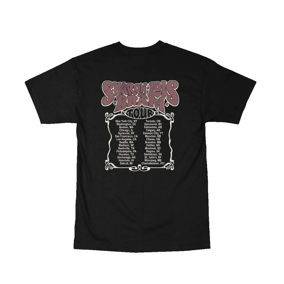 Sharon, Lois & Bram Tour T-Shirt - Black sold by RetroKid product image thumbnail 4