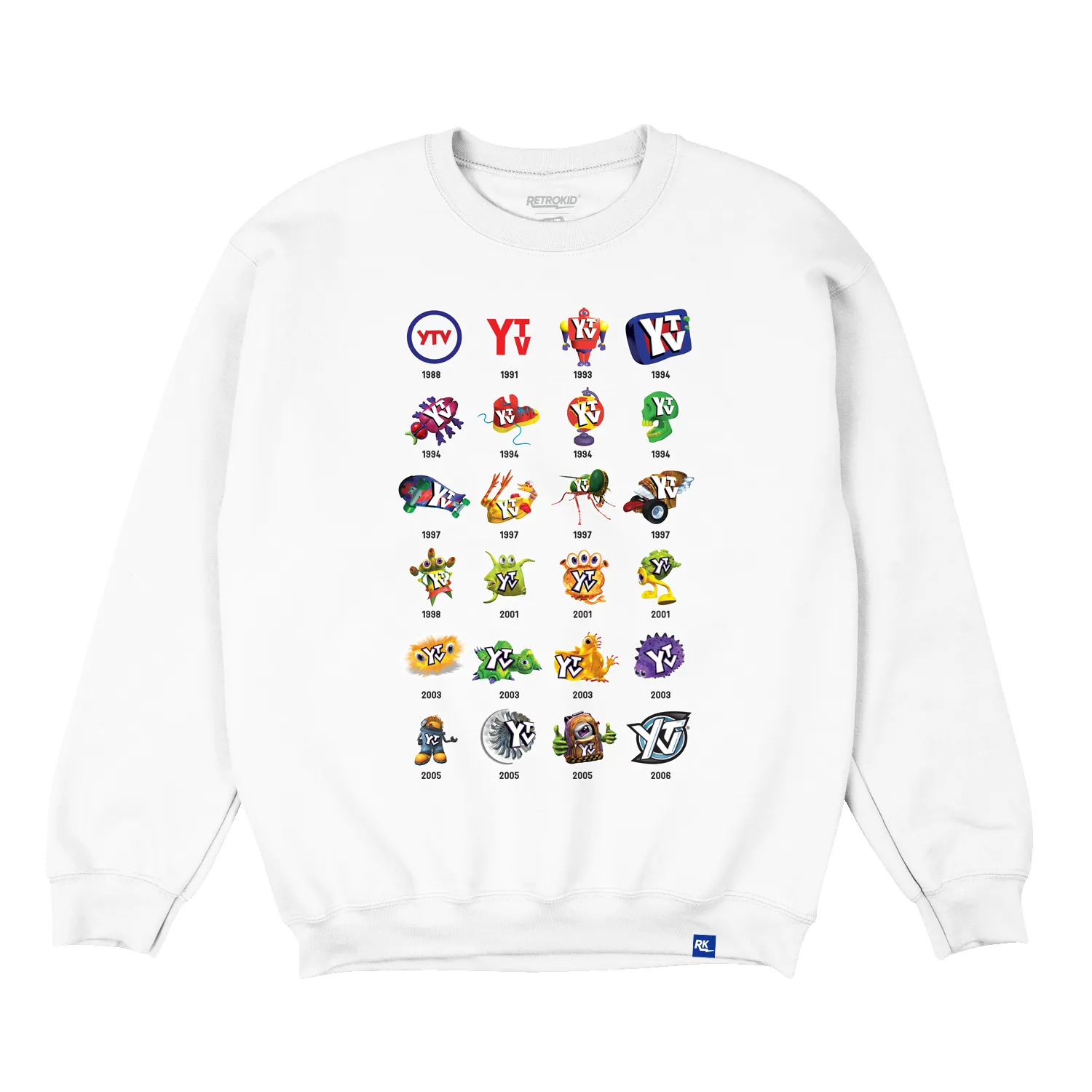 YTV 35 Years of Weird Crew - White sold by RetroKid