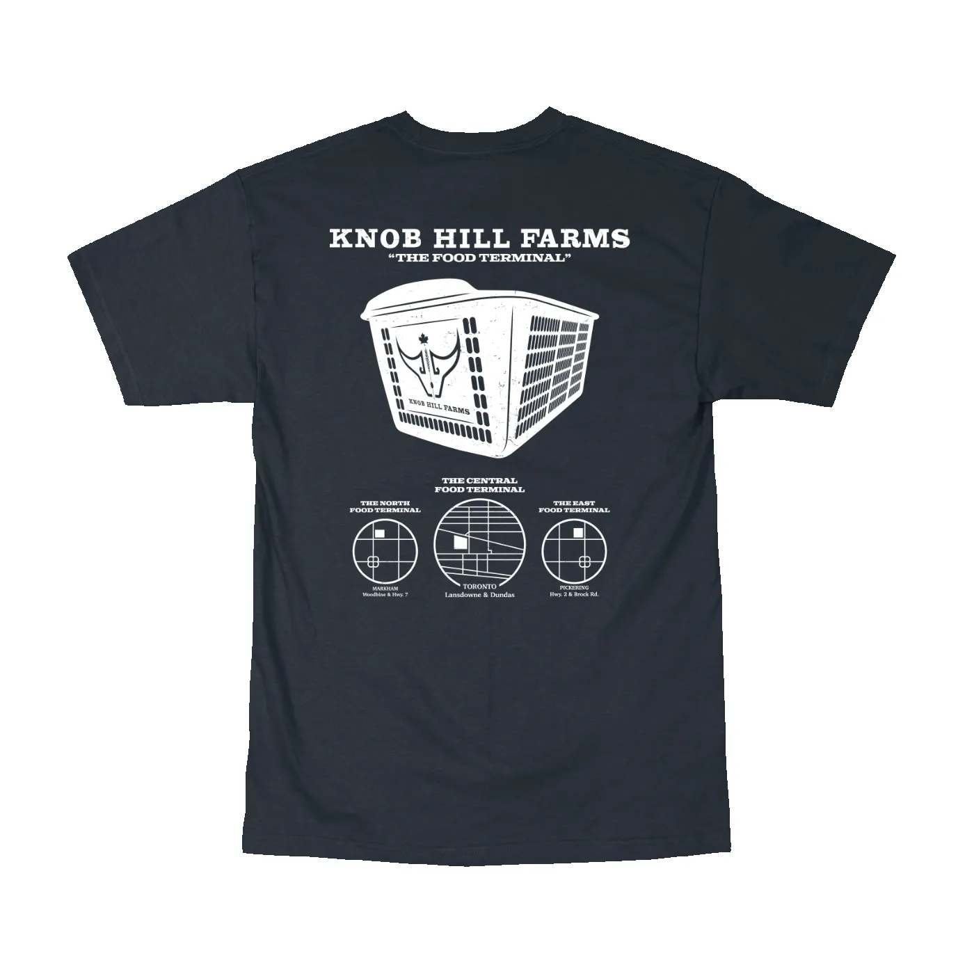 Retrontario Knob Hill Farms T-Shirt - Black sold by RetroKid product image thumbnail 3