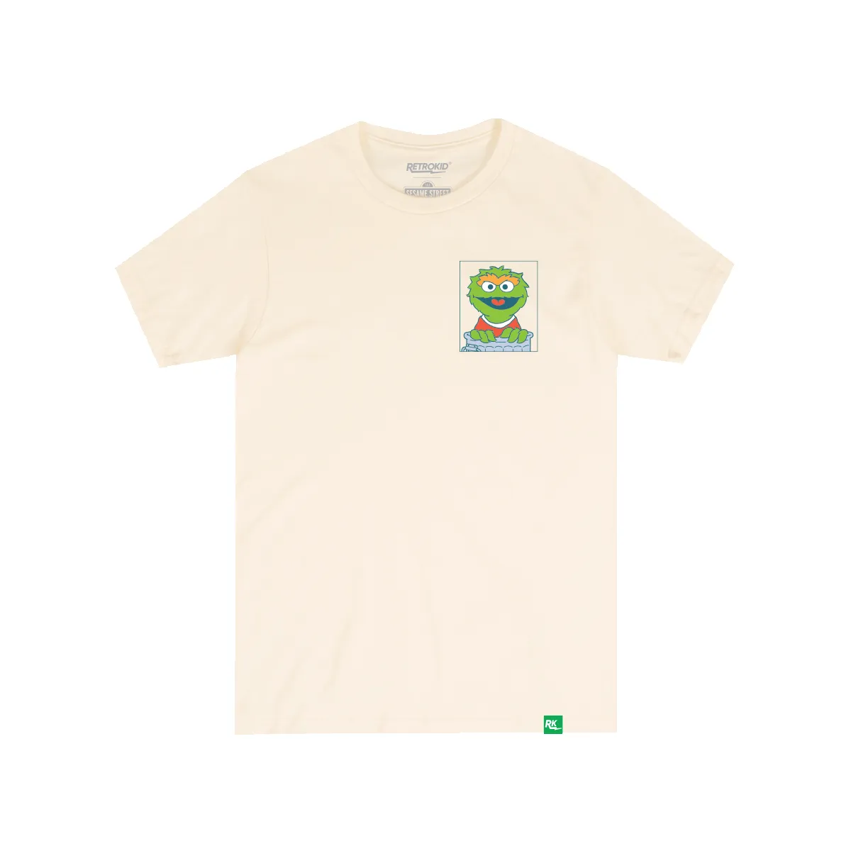 Sesame Street Oscar Life T-Shirt - Ivory sold by RetroKid product image thumbnail 5