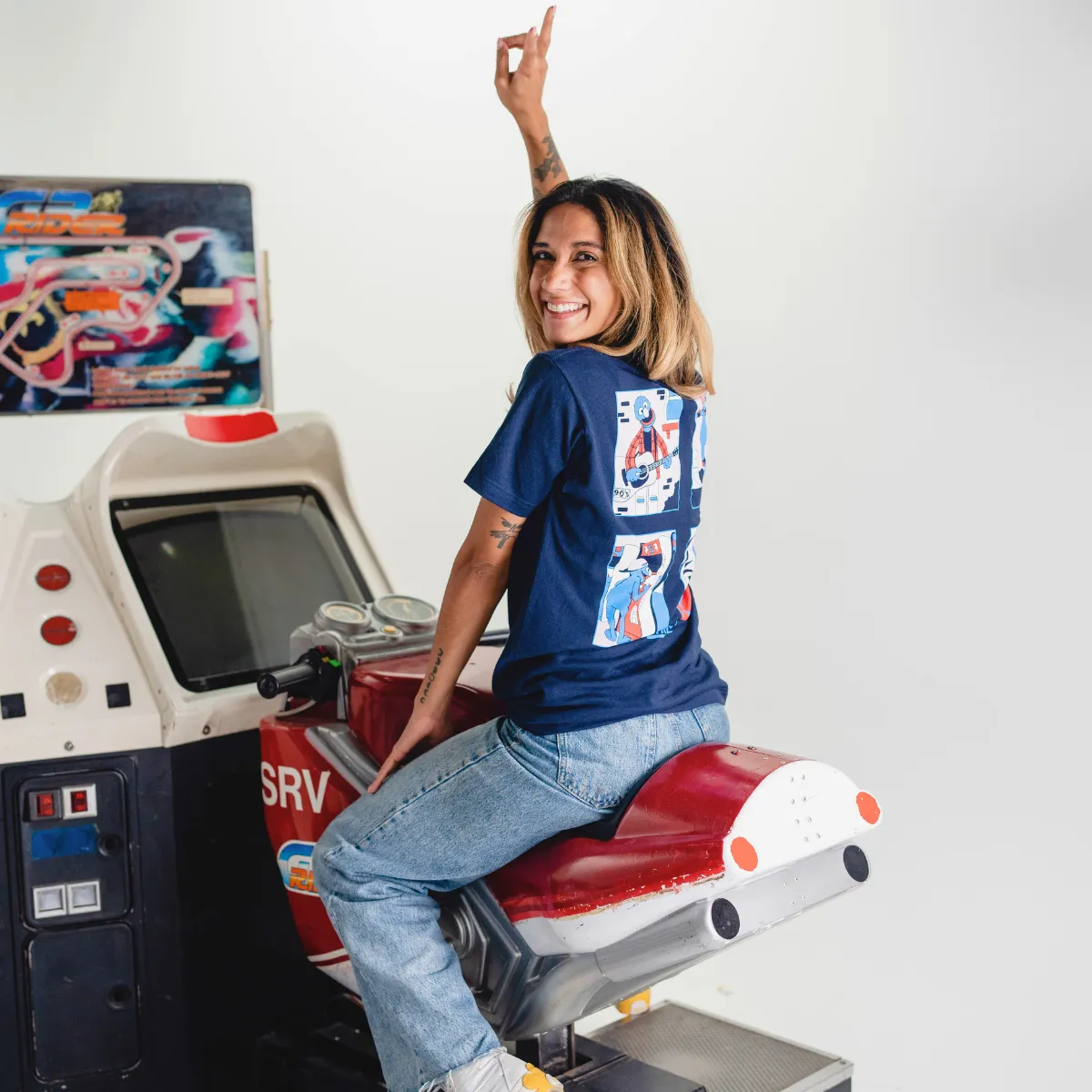 Sesame Street Grover Life T-Shirt - Navy sold by RetroKid product image thumbnail 2