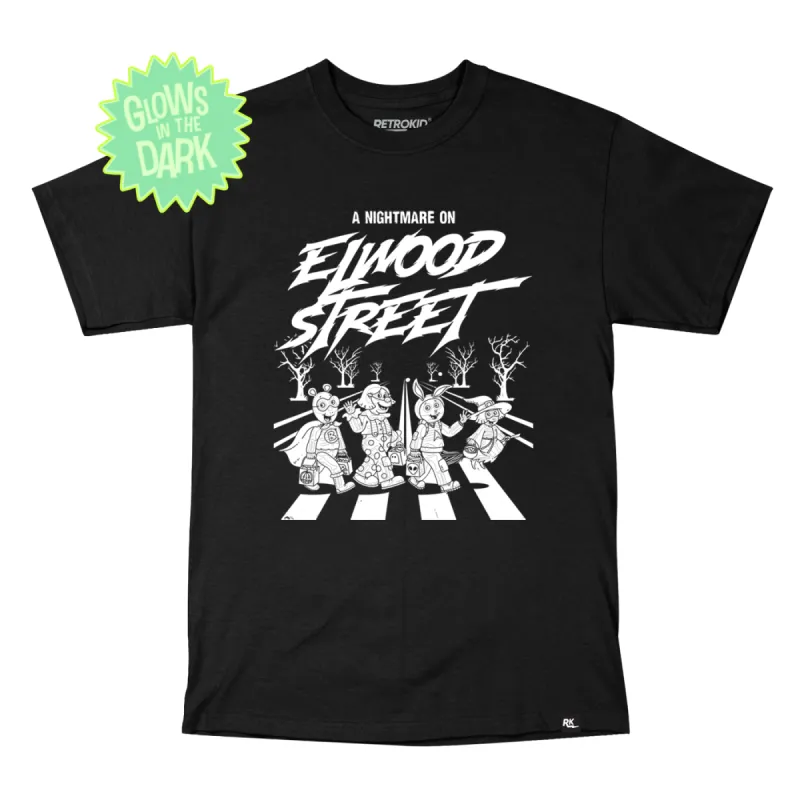 Arthur Elwood Street Glow In The Dark T-Shirt - Black sold by RetroKid