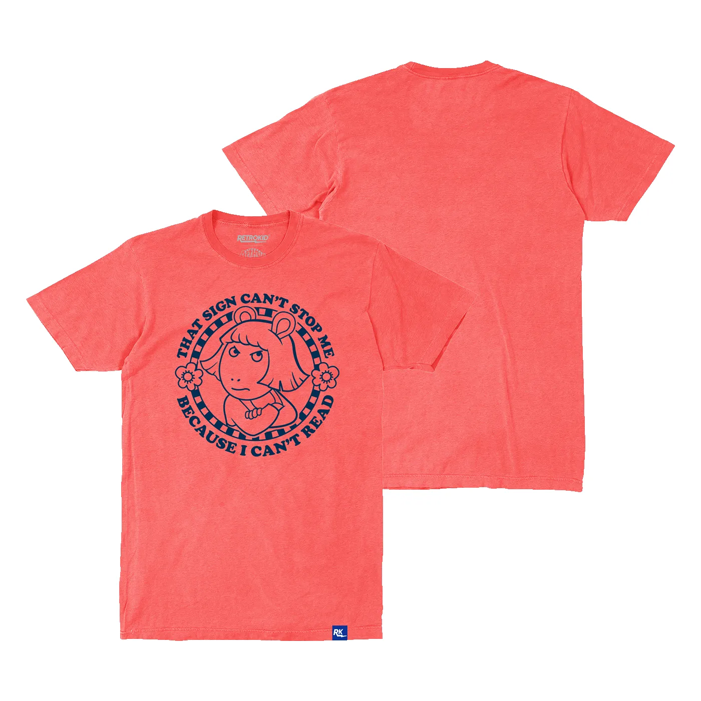 Arthur Can't Stop Me T-Shirt - Watermelon sold by RetroKid product image thumbnail 4