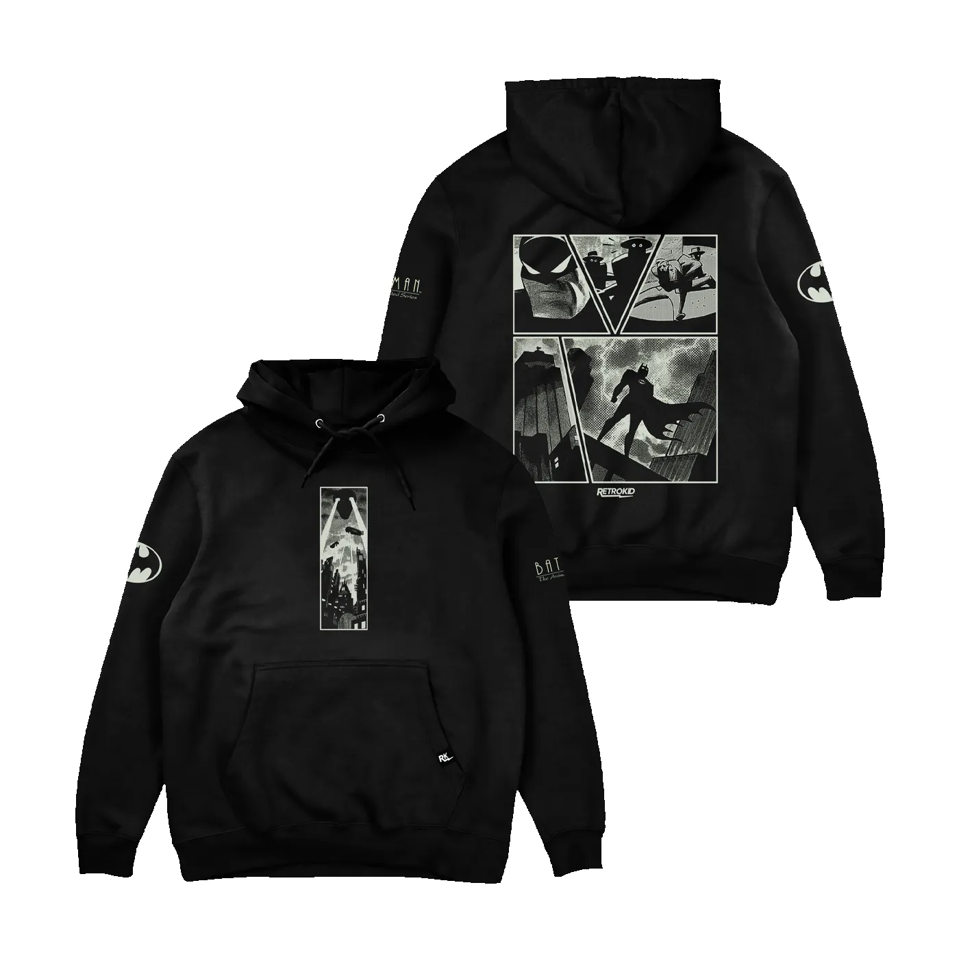 Batman The Animated Series Dark Hoodie - Black sold by RetroKid