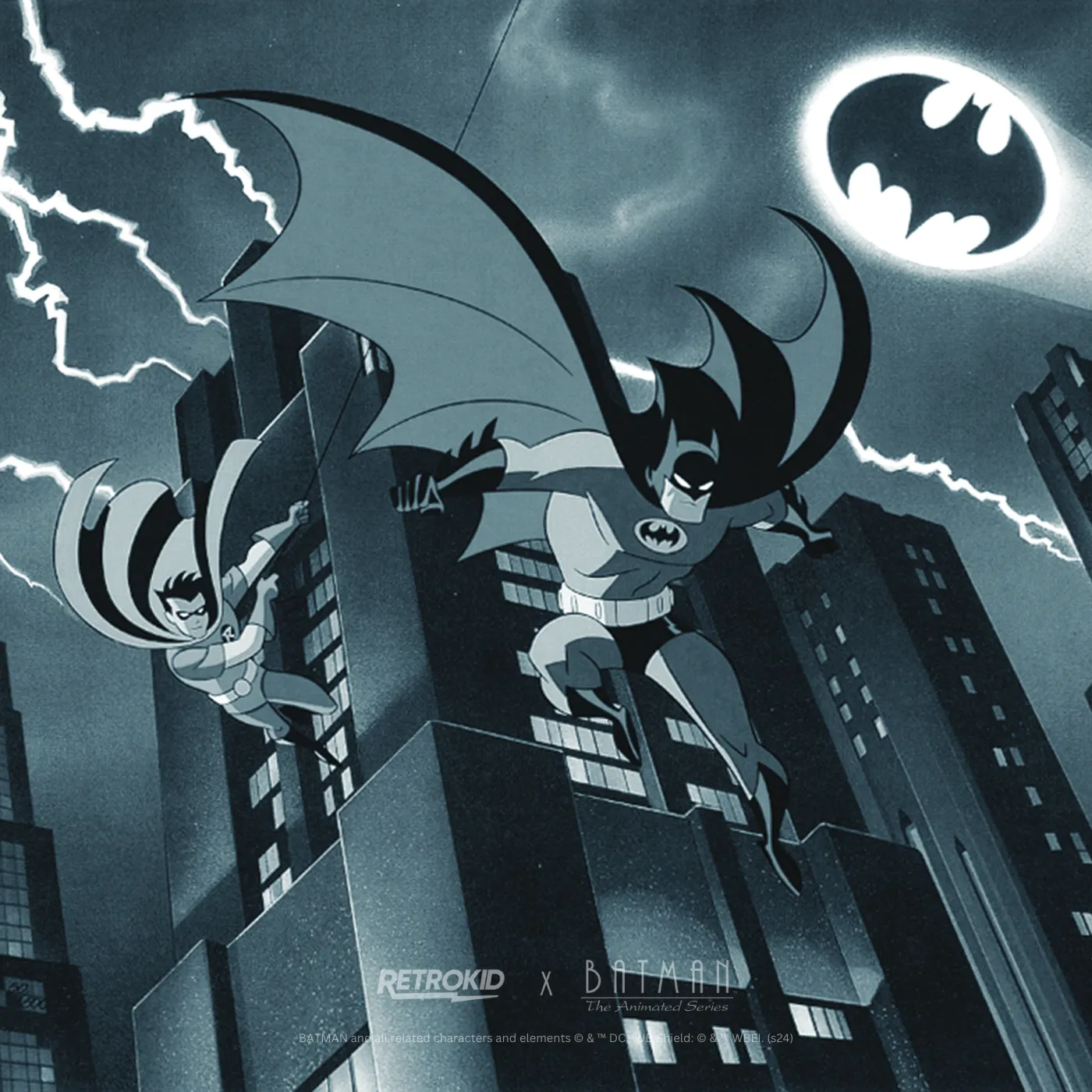 Batman The Animated Series Dark Hoodie - Black sold by RetroKid product image thumbnail 2