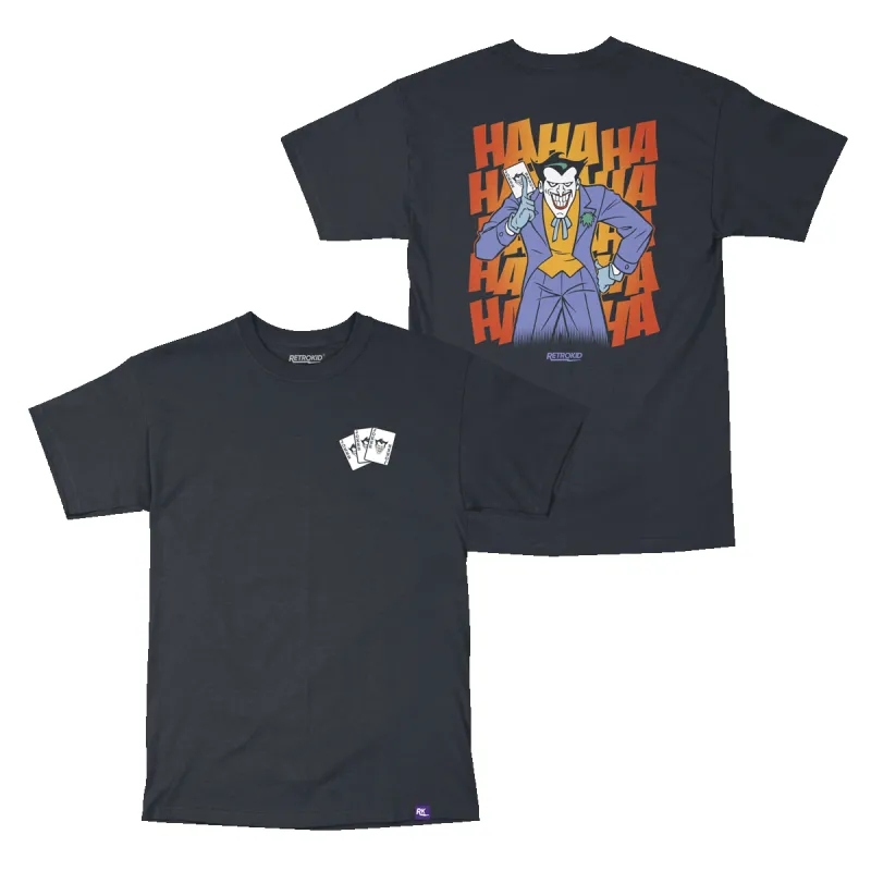Batman The Animated Series Joker's Wild T-Shirt - Black sold by RetroKid