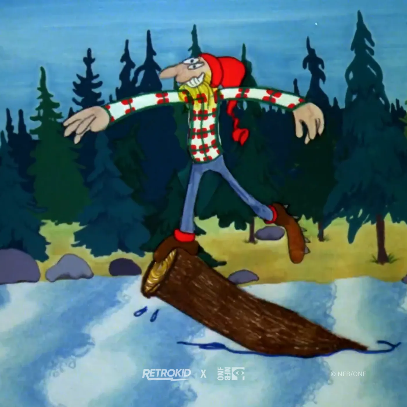 Log Driver's Waltz The Logo T-Shirt - Heather Royal sold by RetroKid product image thumbnail 2