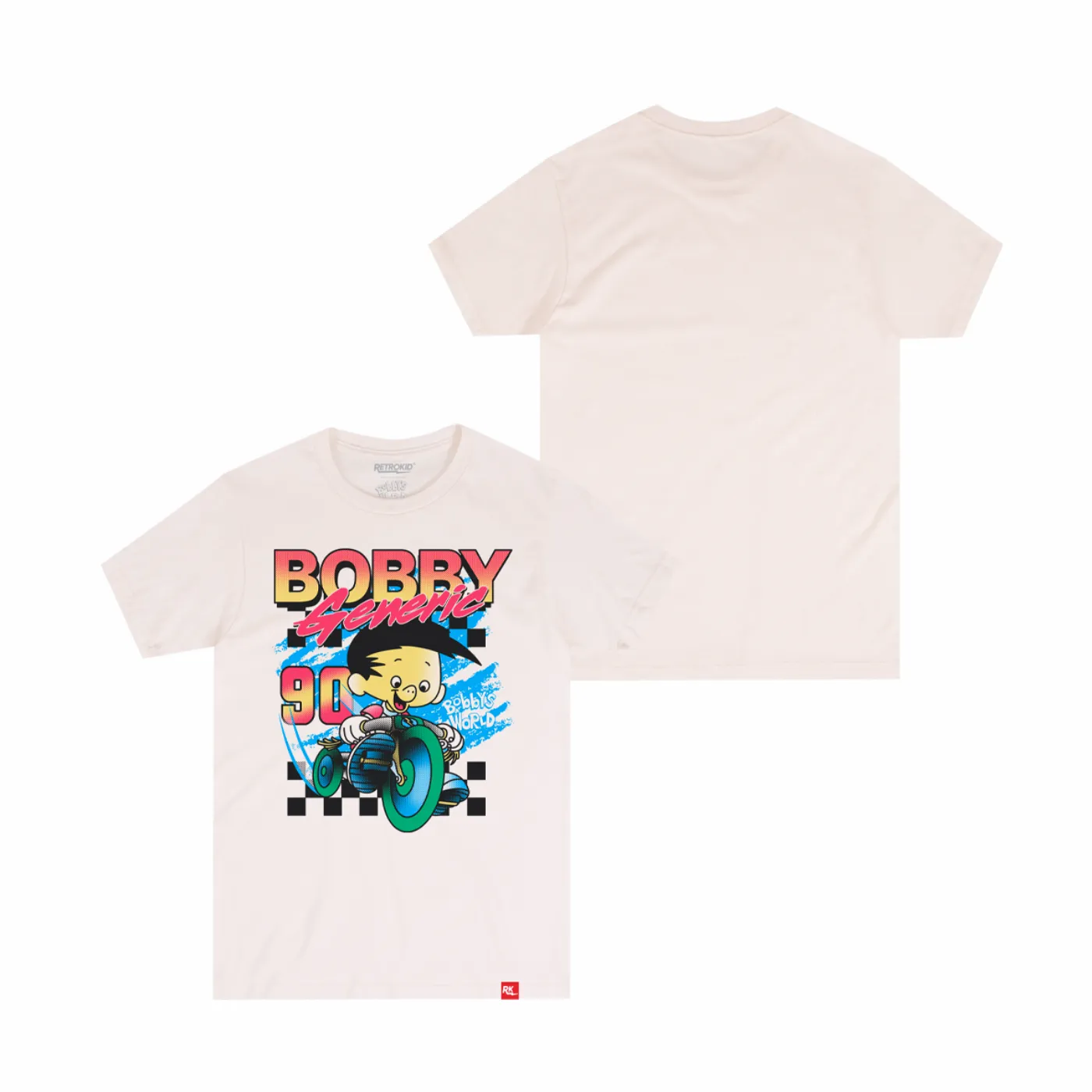 Bobby's World Bobby Generic T-Shirt - Ivory sold by RetroKid product image thumbnail 4