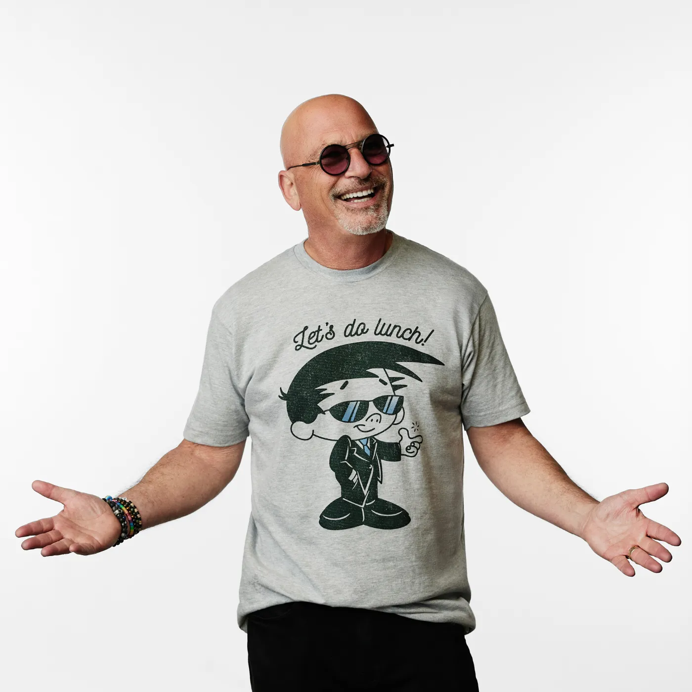 Bobby's World Let's Do Lunch T-Shirt - Heather Grey sold by RetroKid product image thumbnail 2