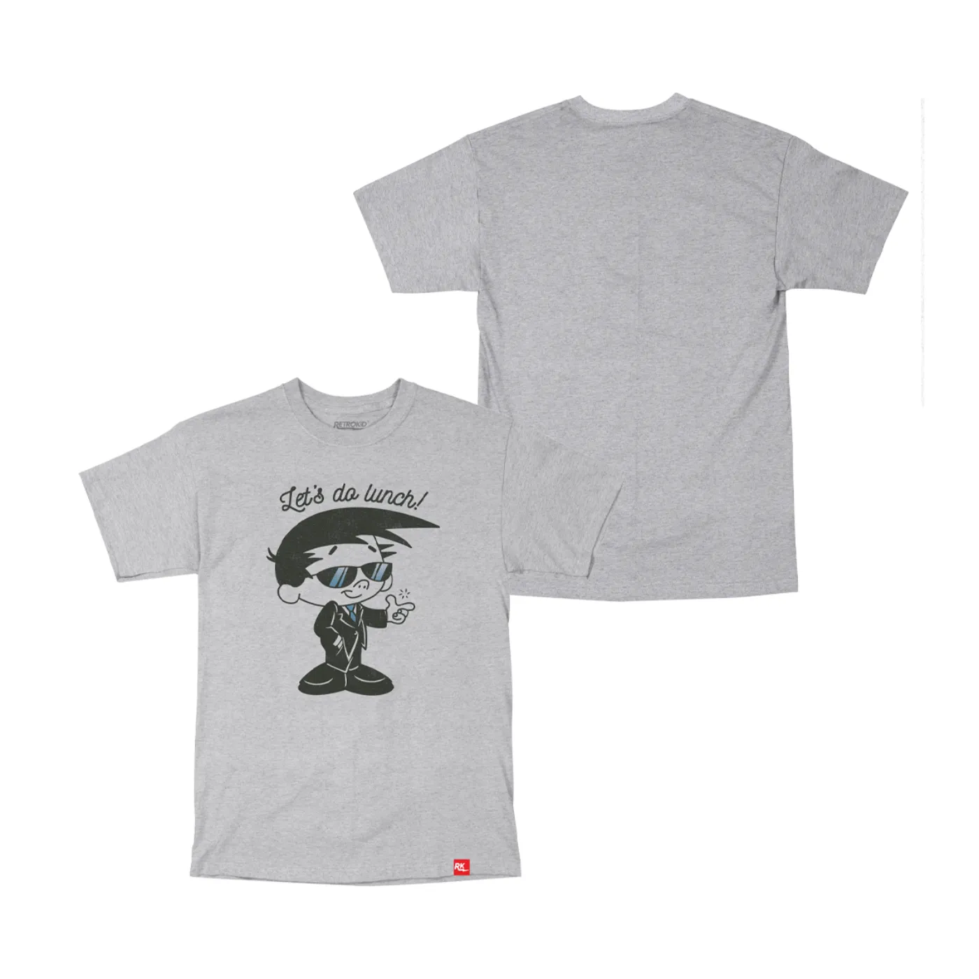 Bobby's World Let's Do Lunch T-Shirt - Heather Grey sold by RetroKid product image thumbnail 4